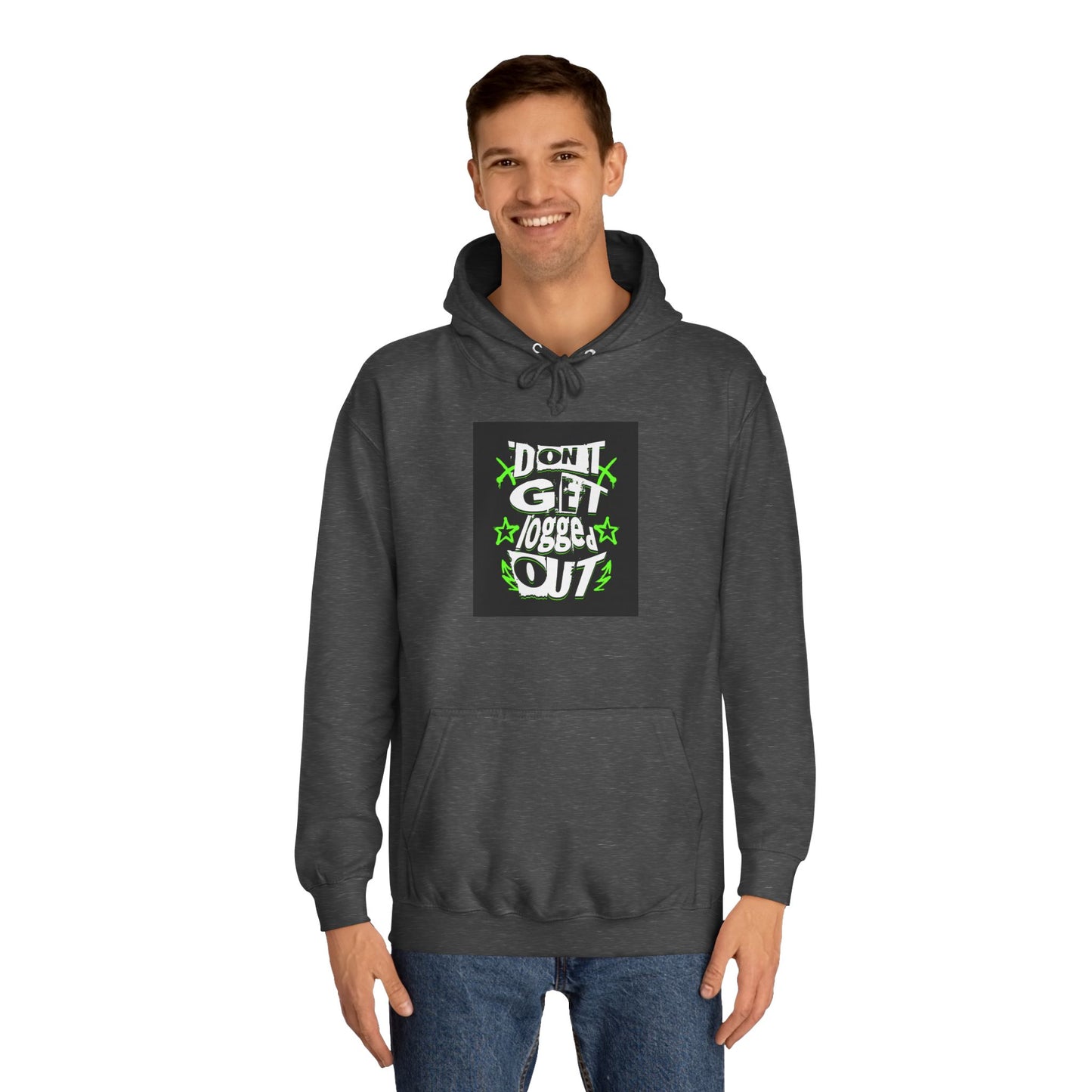 Vibrant Unisex Hoodie - Perfect for Life, Casual Outings & Gift Ideas - Fun Design: 'Don't Get Logged Out!'