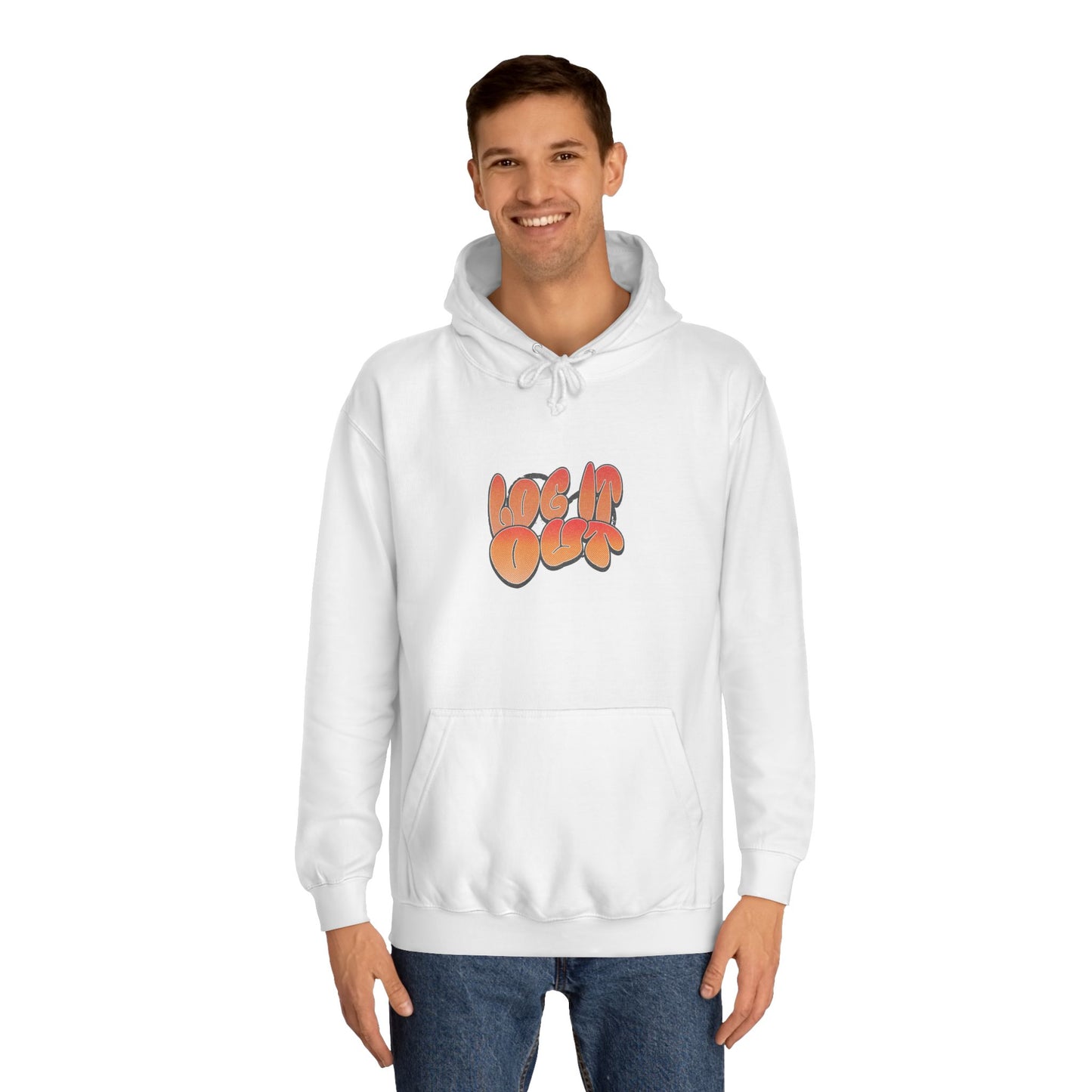 Unisex Hoodie - 'Log It Out' Trendy Comfort Wear
