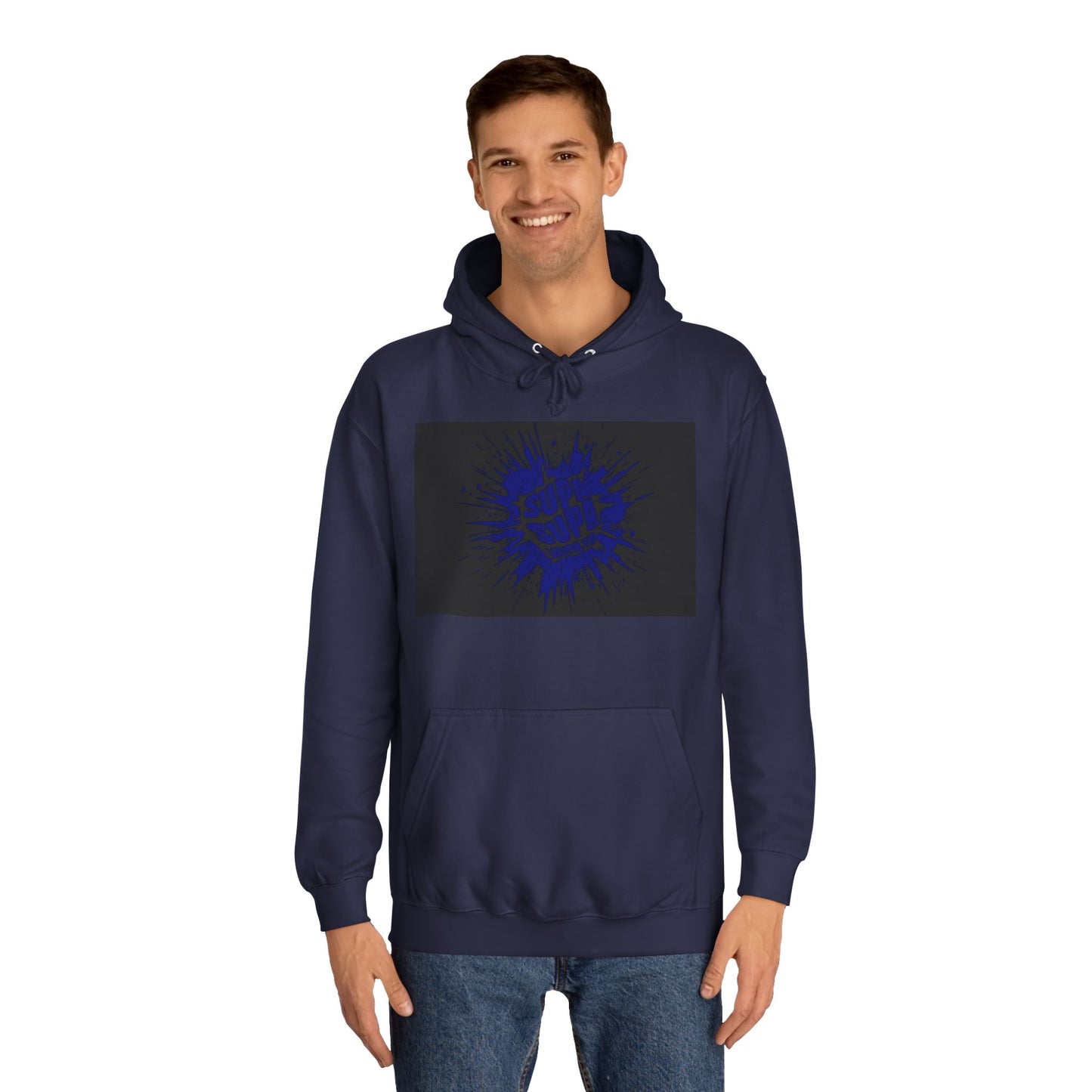 Unisex Supa Supa Hoodie with Bold Graphic Design, Comfortable Casual Wear, Ideal for Everyday, Perfect for Gifting, Spring and Fall Fashion