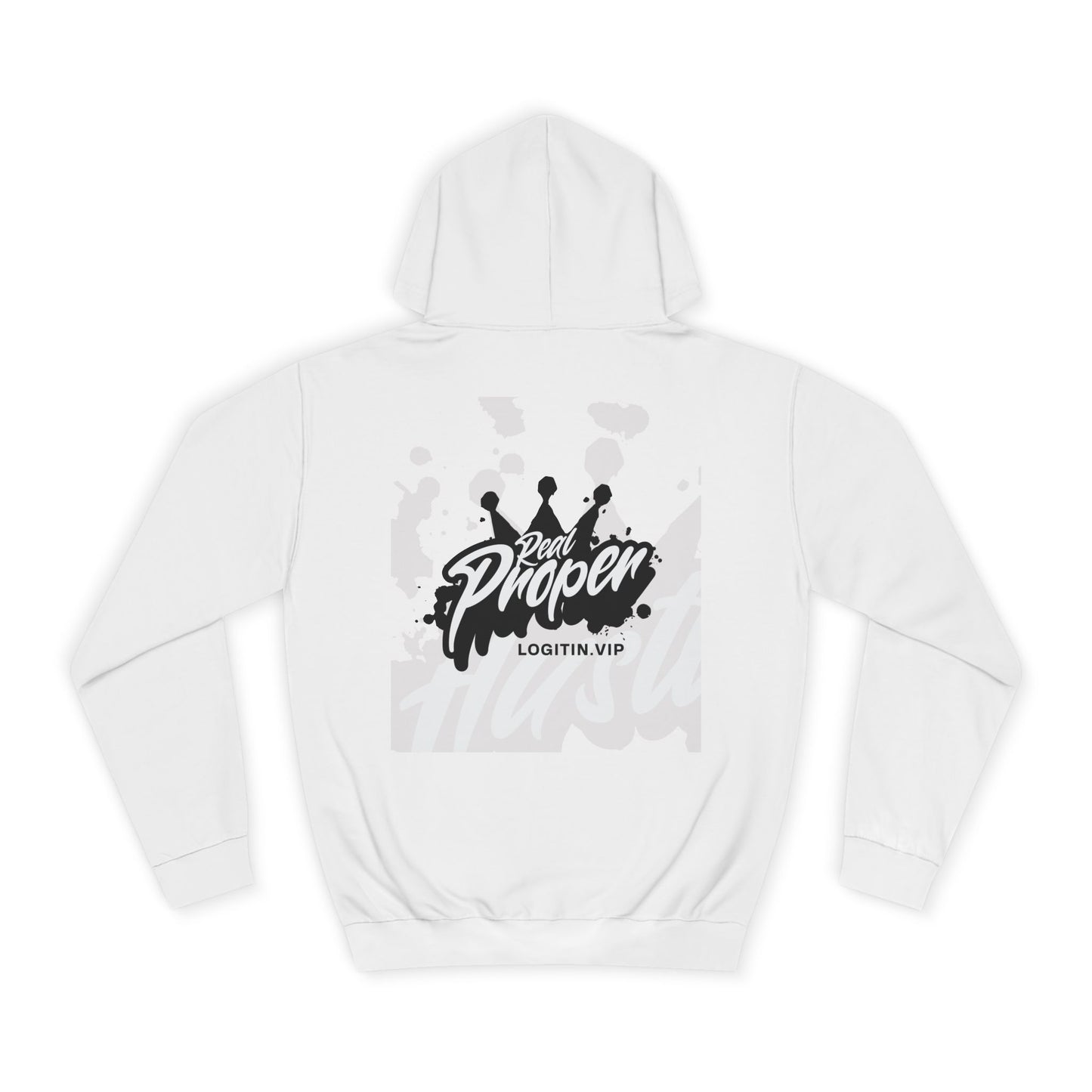Unisex Hoodie with 'Real Proper' Design | Stylish Casual wear ,Events, Lounge, Gift Idea