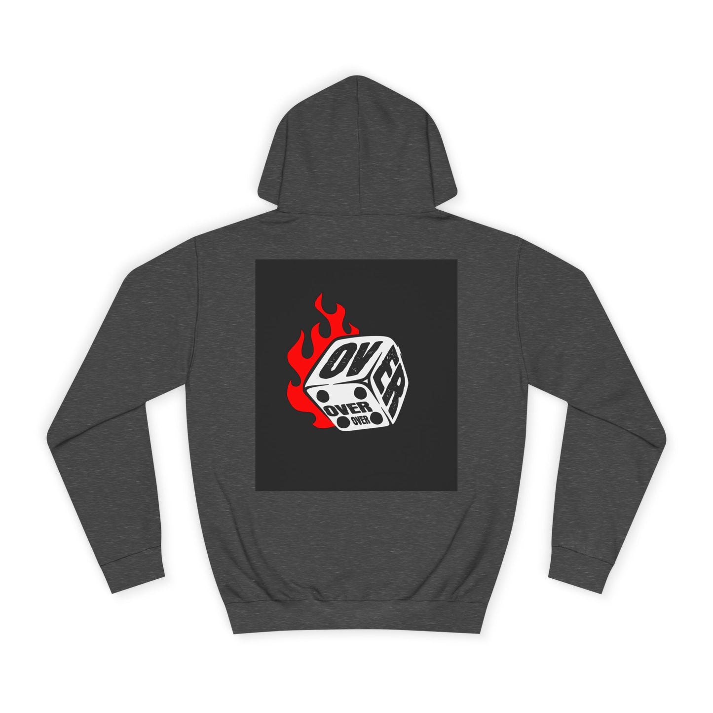 OVER Graphic Hoodie, Oversized Sweatshirt, Trendy Unisex Hoodie, Gift, Casual Layering Top