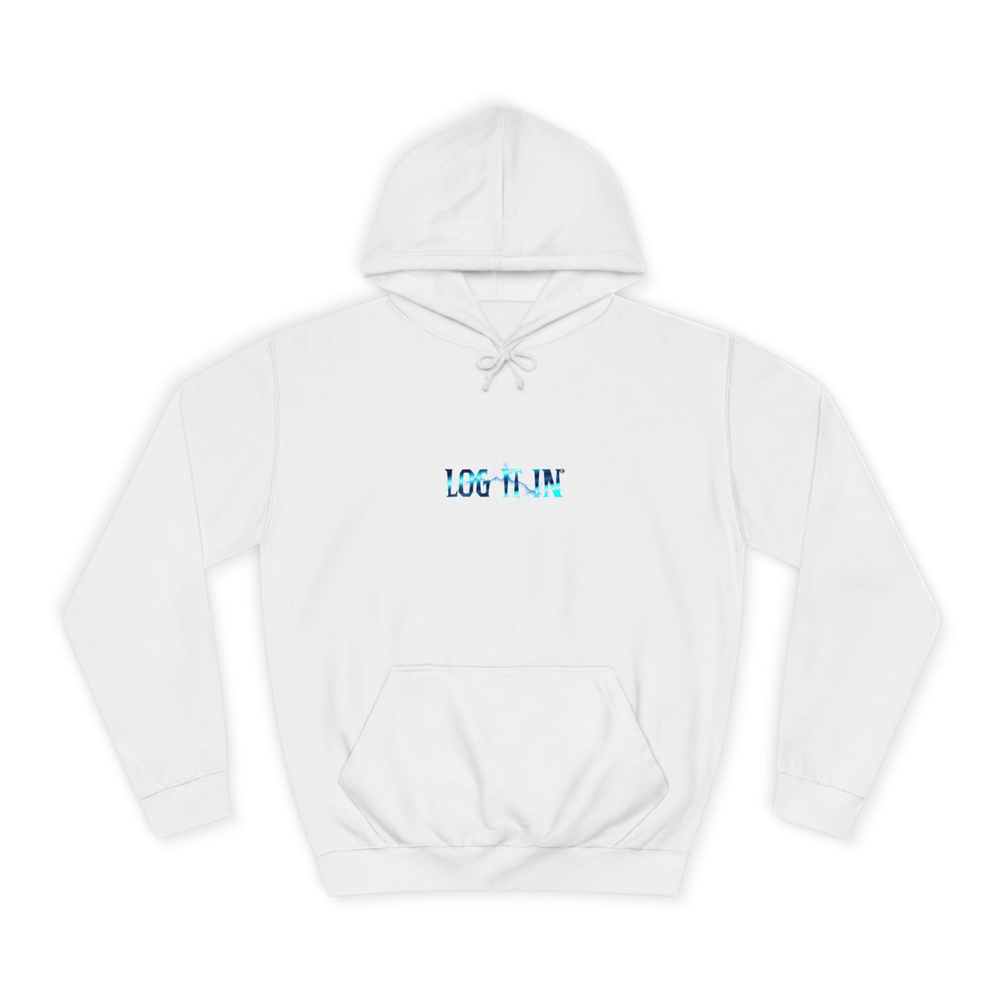 Unisex Hoodie with LOG IT IN Design - Casual Wear, Perfect Gift, Events, and Cozy Days
