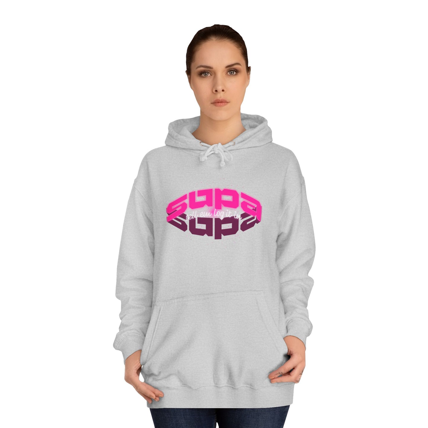 Stylish Trendy Hoodie with 'Supa' Design, Unisex Casual wear for Everyone, Perfect for Everyday Life, Gift, Bright hoodie