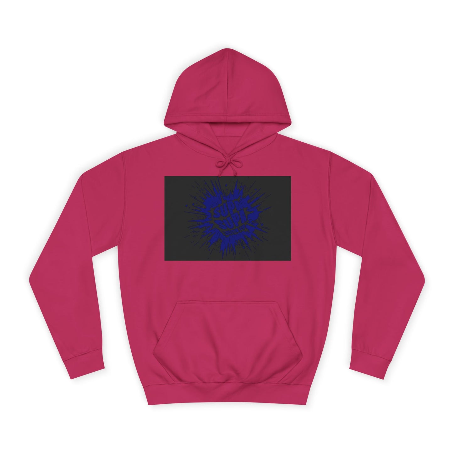 Unisex Supa Supa Hoodie with Bold Graphic Design, Comfortable Casual Wear, Ideal for Everyday, Perfect for Gifting, Spring and Fall Fashion