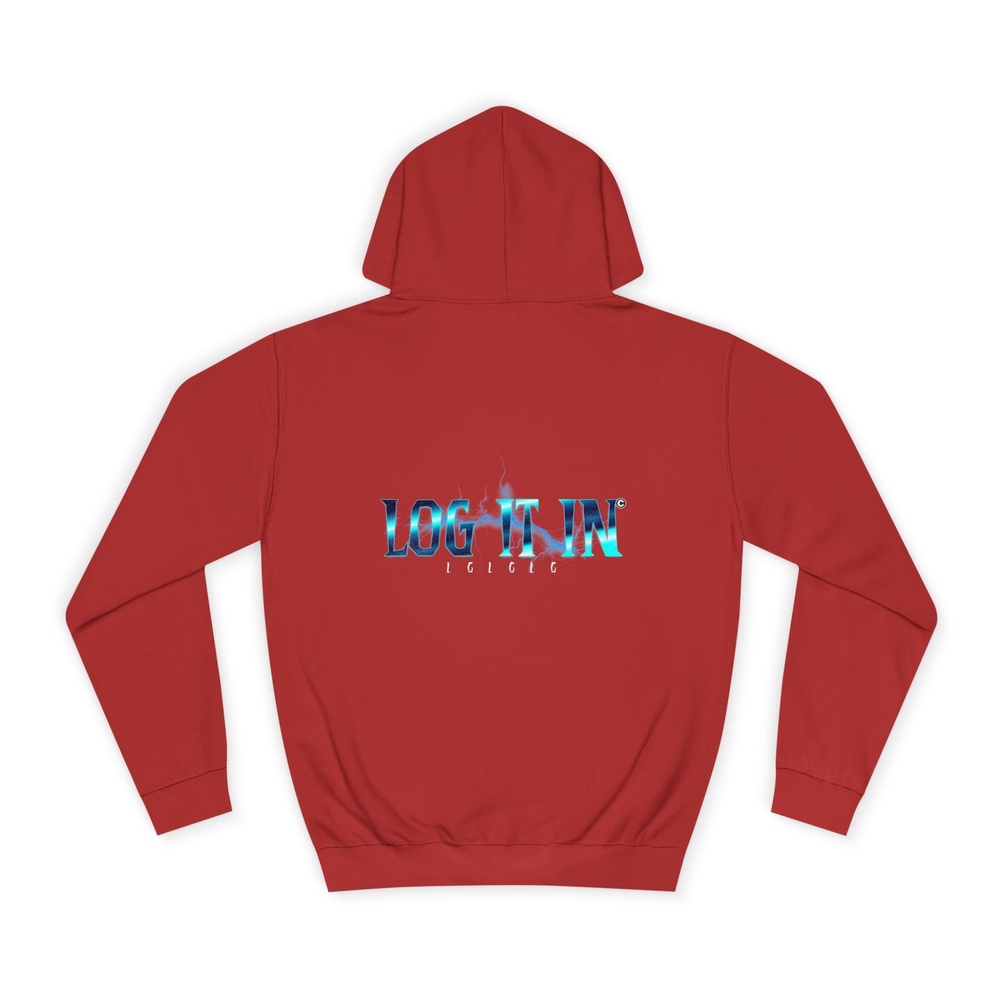 Unisex Hoodie with LOG IT IN Design - Casual Wear, Perfect Gift, Events, and Cozy Days