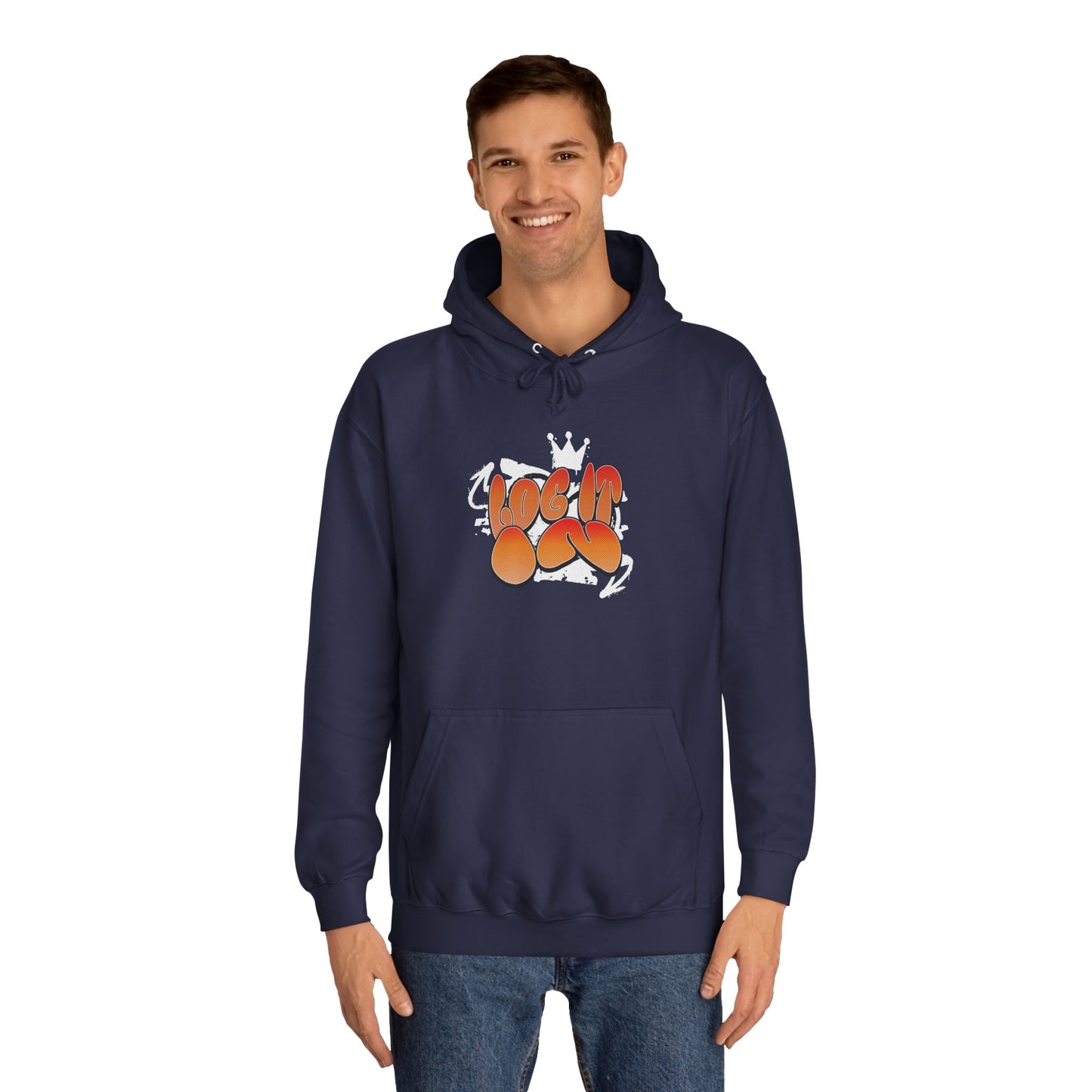 Vibrant Unisex Hoodie - 'Log In' Design