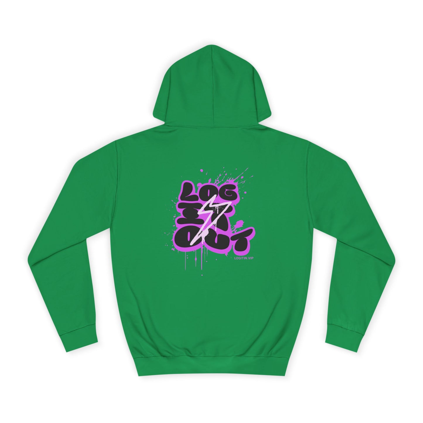 Unisex Hoodie - Log It Out Trendy Street Wear