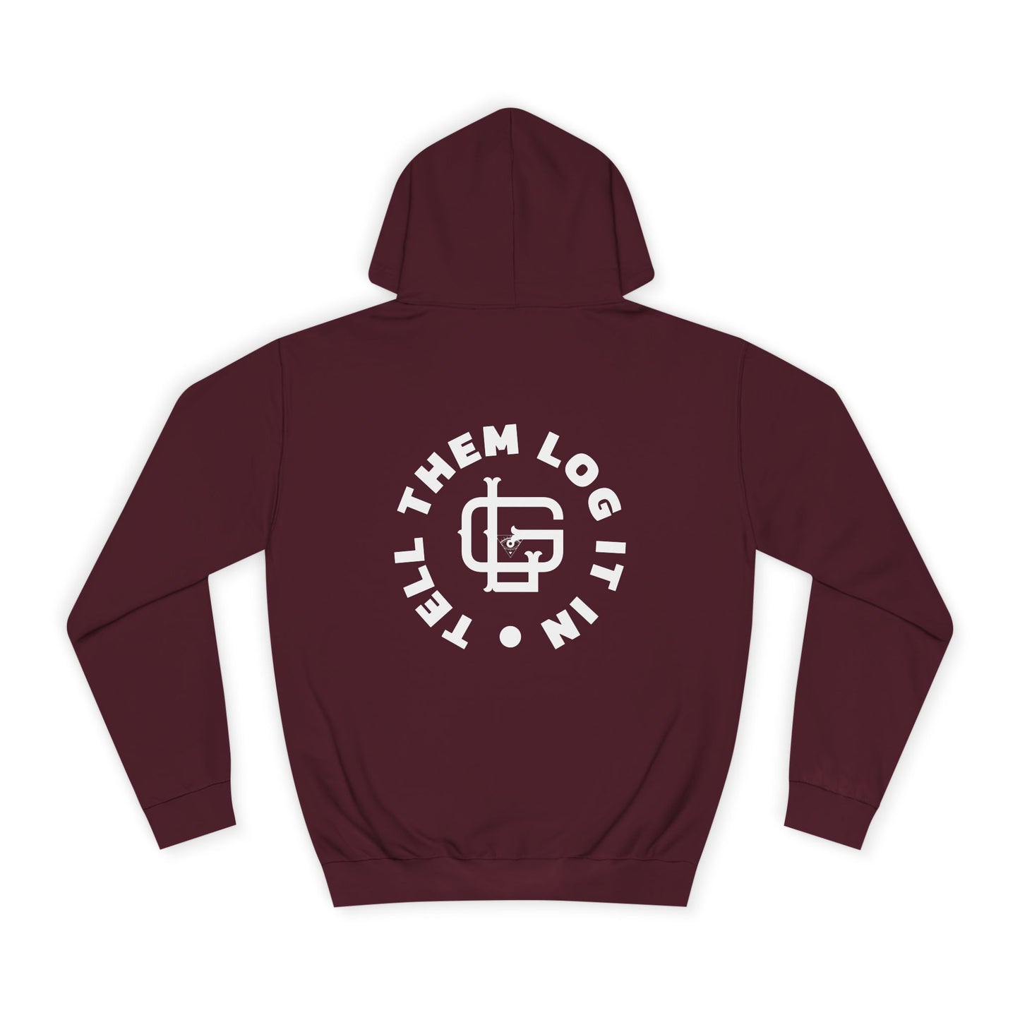 Unisex 'TELL THEM LOG IT IN' Hoodie, Casualwear, Trendy Style, Gift, Everyday Comfort, Trendy Streetwear