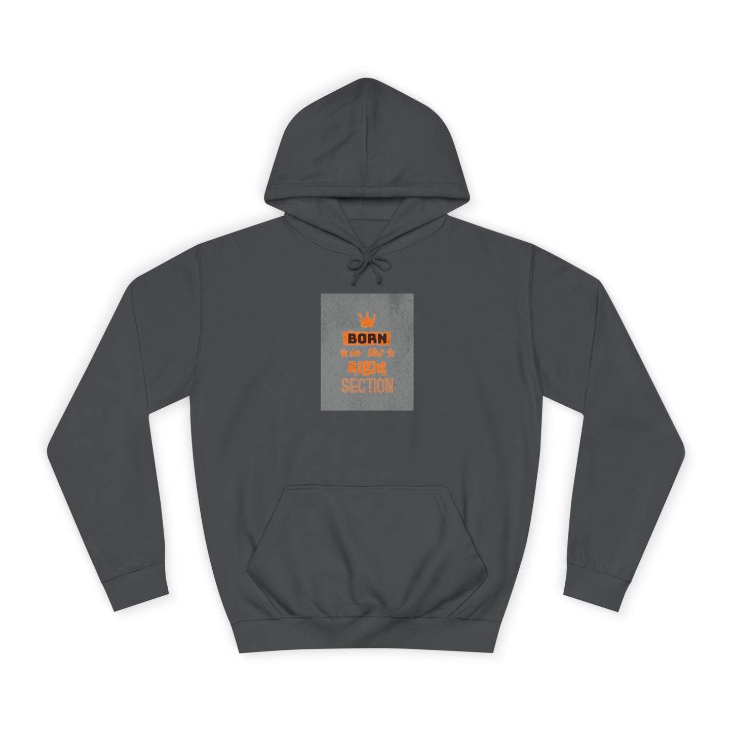 Born in the Right Section Hoodie | Unisex College Sweatshirt, Casual Wear, Gift for Any One,Apparel, Trendy Hoodie