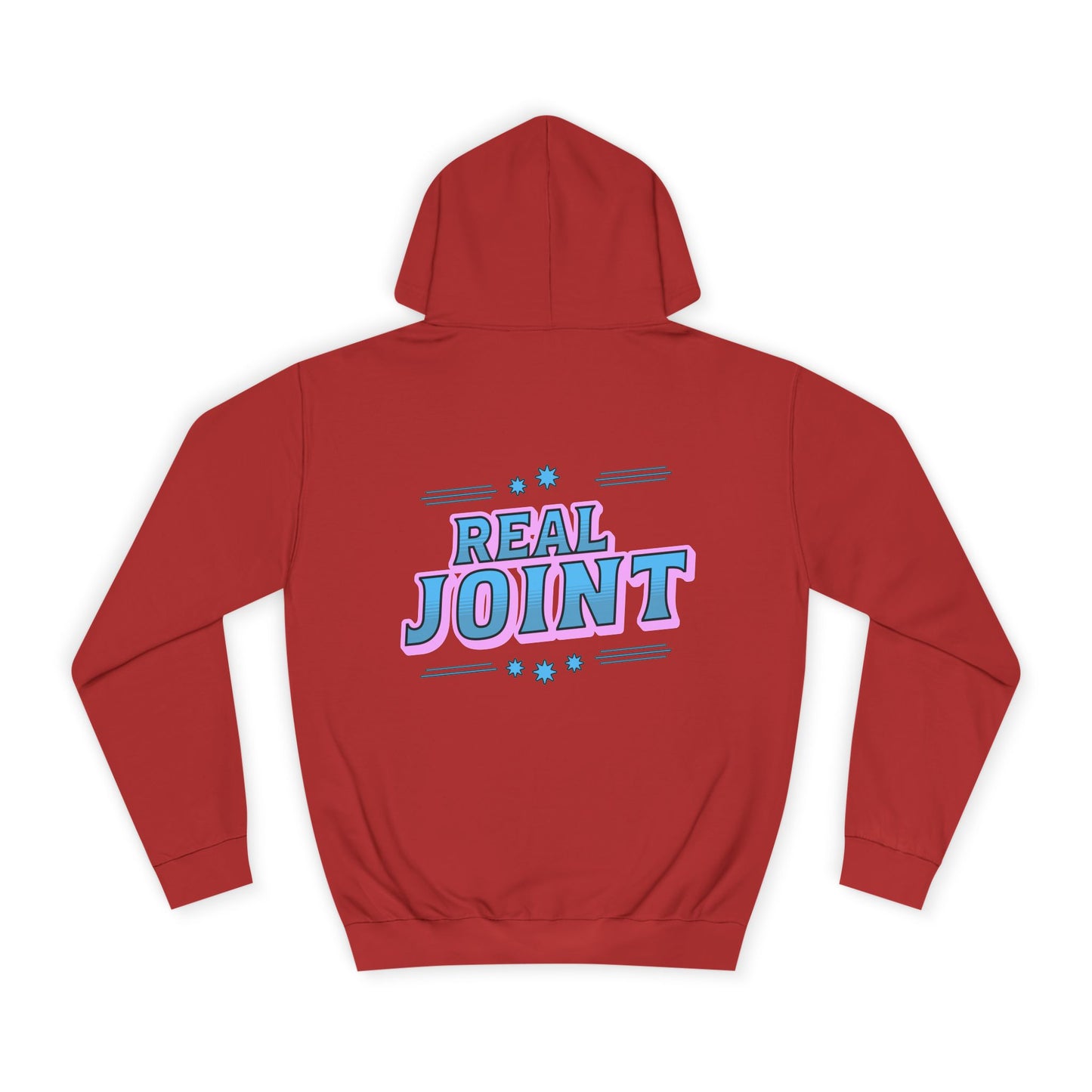 Unisex Hoodie - 'Real Joint' Graphic Sweatshirt for Casual Style