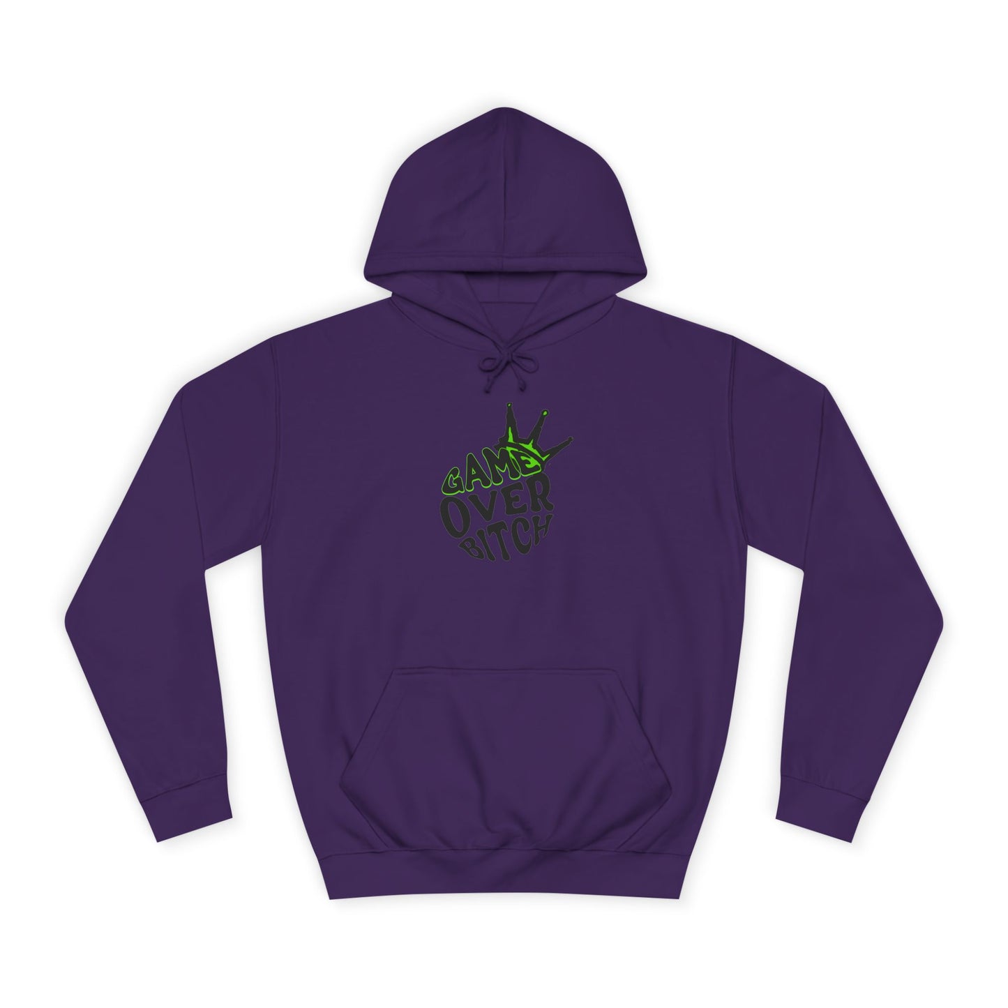 Unisex Hoodie - 'Game Over Bitch' Graphic Sweatshirt for everyone