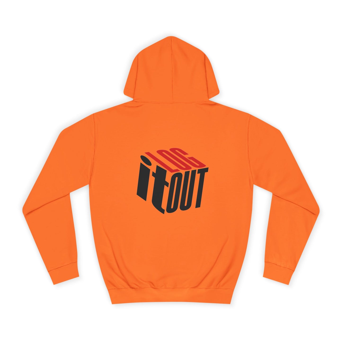 Stylish Unisex Log it out Hoodie with Trendy Graphic, Casual Wear, Cozy Gift, Fun Hoodie for Everyday Use,