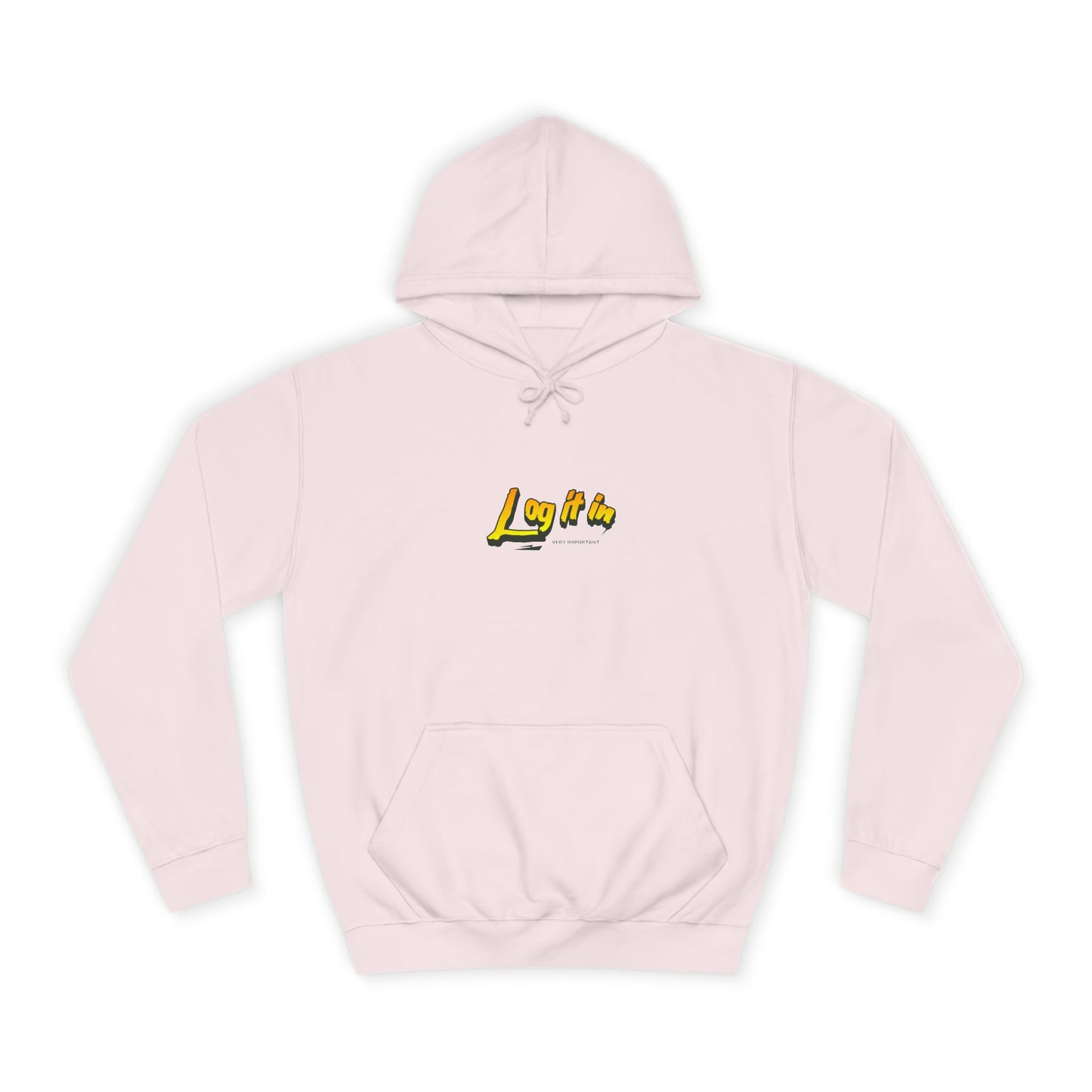 Vibrant Unisex Hoodie - Perfect for Every day Life, Cozy Fall Days, Gifts, Casual Wear, Log it In Design