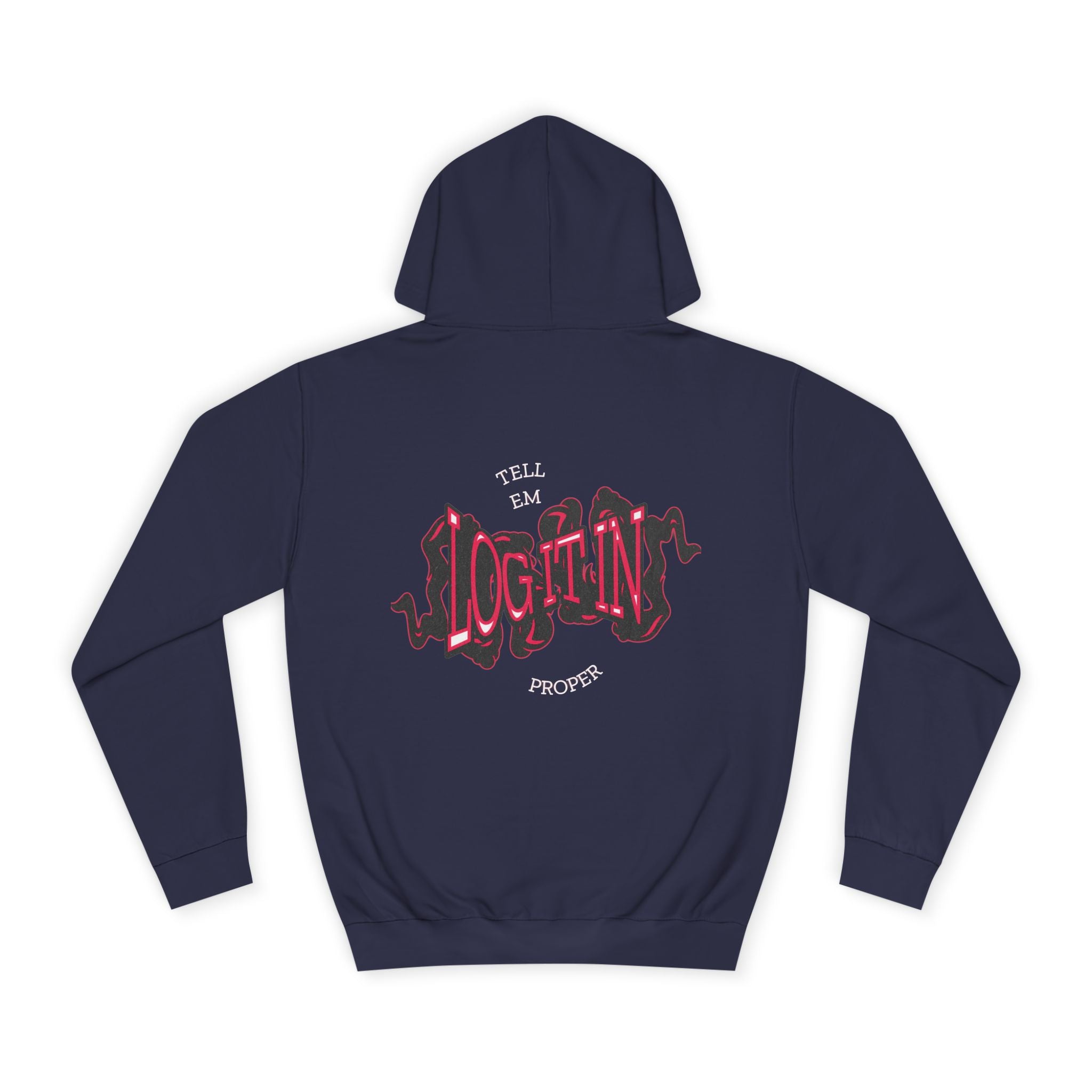 'Log it in'Hoodie for Unisex, Casual Wear, Trendy Apparel, Perfect for Everyday wear, Comfortable Fit