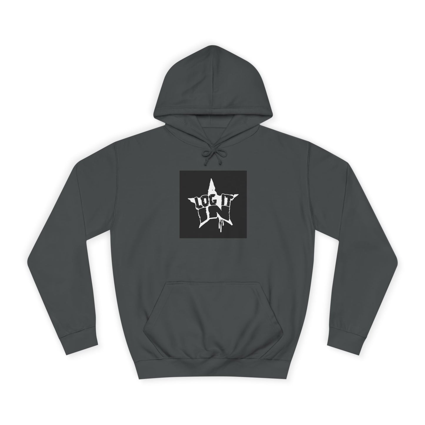 Unisex Log it in Hoodie, Trendy Hooded Sweatshirt, Spirit Wear, Casual Streetwear, Gift