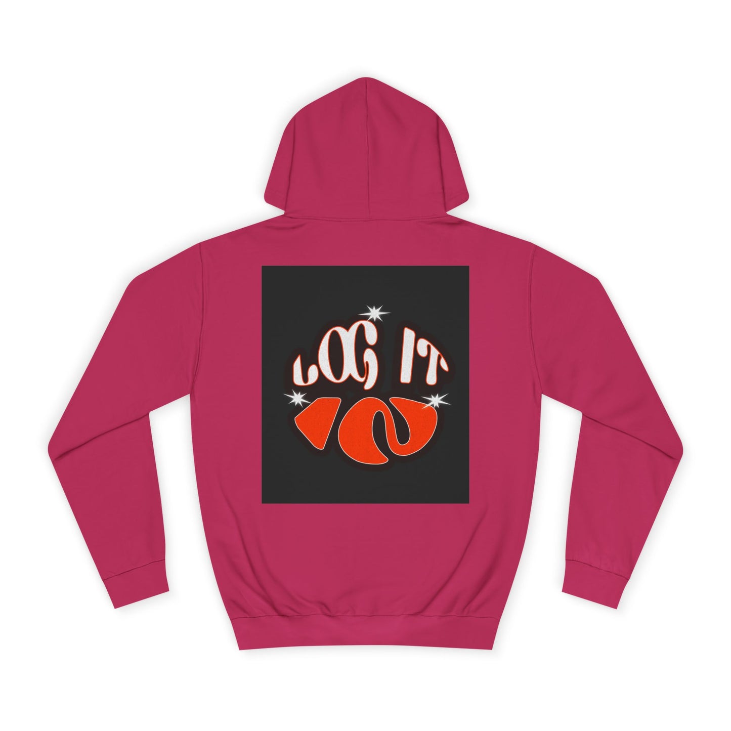 Trendy Unisex Log it in Hoodie, Casual Wear, custom Gear, Gift, Relaxed Fit