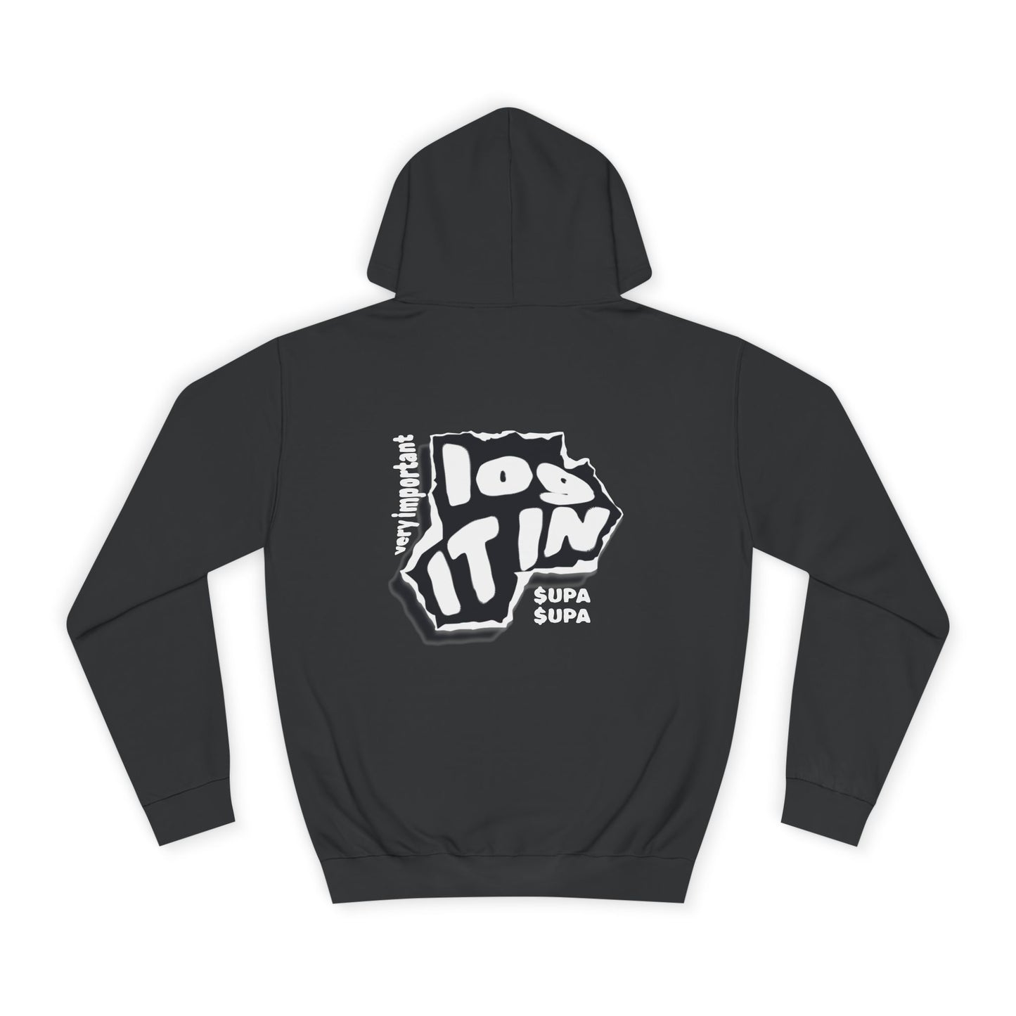Unisex Log it in Hoodie with Graphic Design, Casual Wear, Trendy Apparel, perfect gift, Streetwear Style