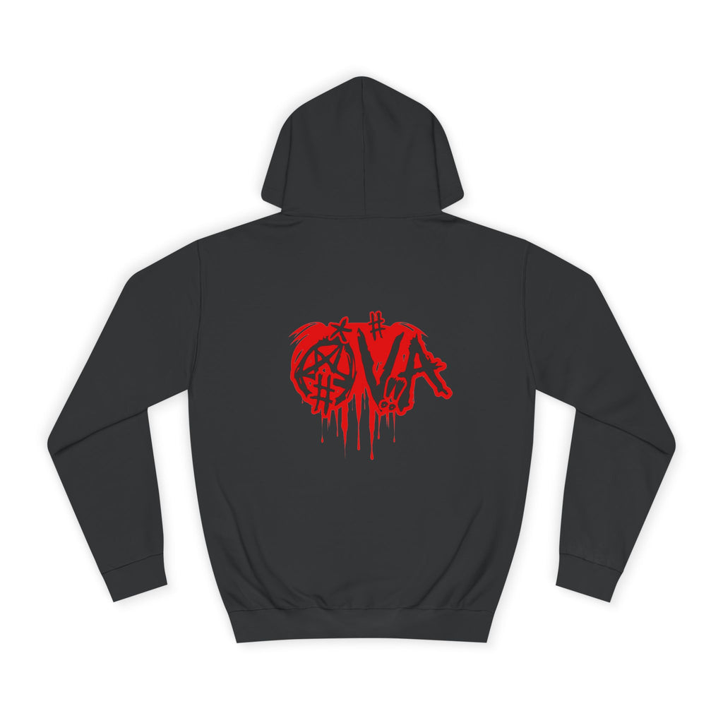 Edgy Unisex Hoodie with Graffiti-Style Print, Urban Streetwear, Apparel, Gift for any body, Casual Fashion