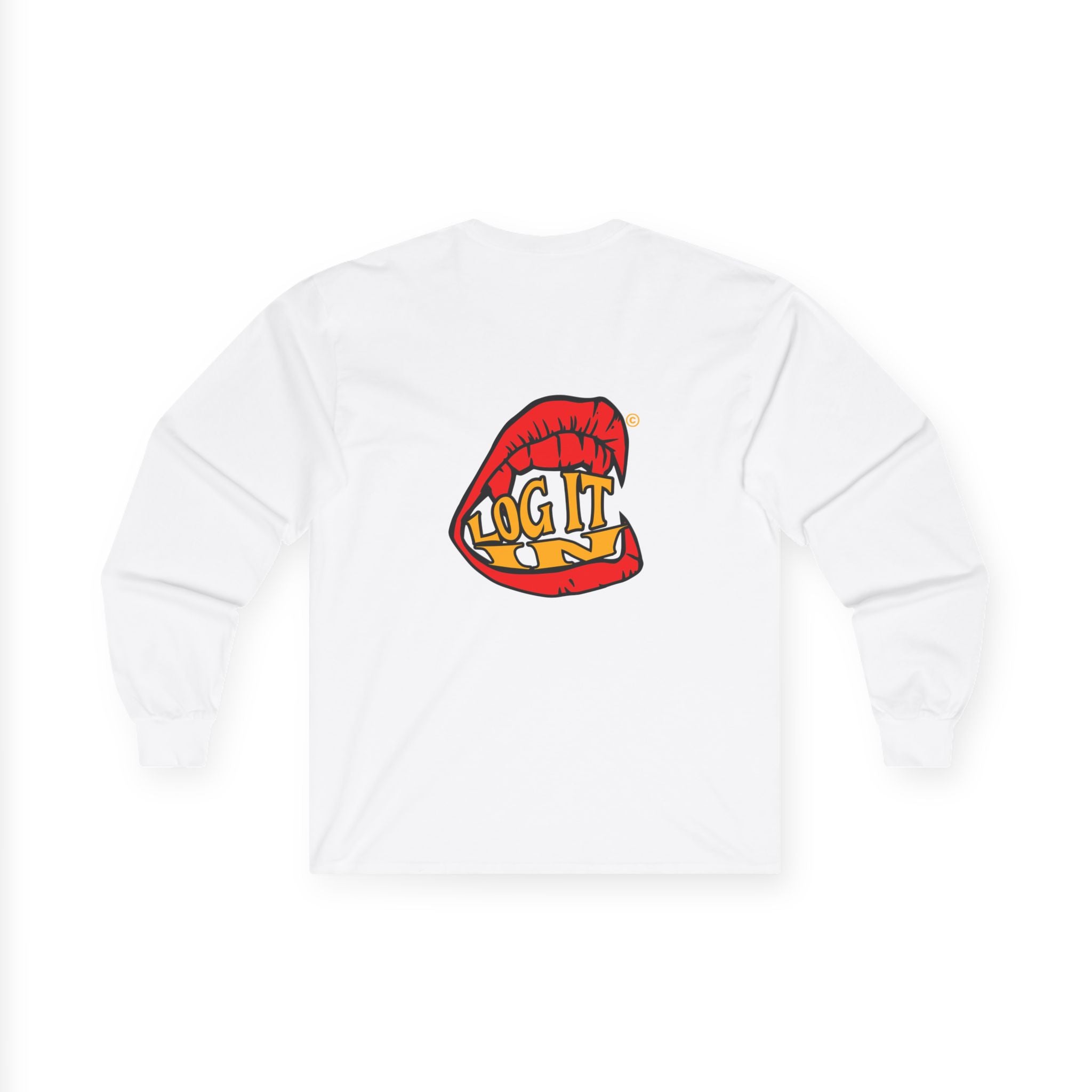 "Log It in" Graphic Long Sleeve Tee