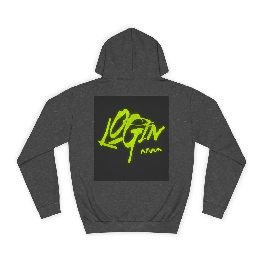 Trendy Unisex Hoodie - 'LOGIN' Graphic Design