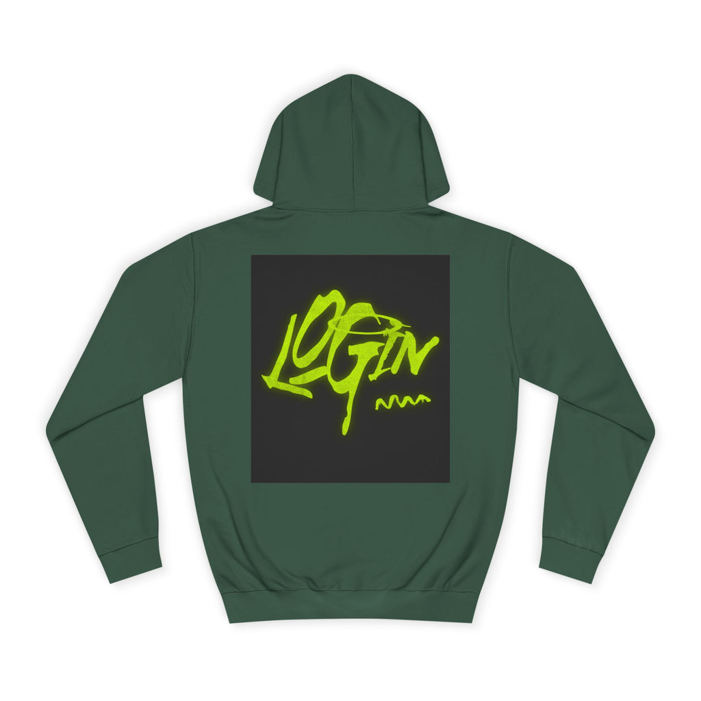 Trendy Unisex Hoodie - 'LOGIN' Graphic Design