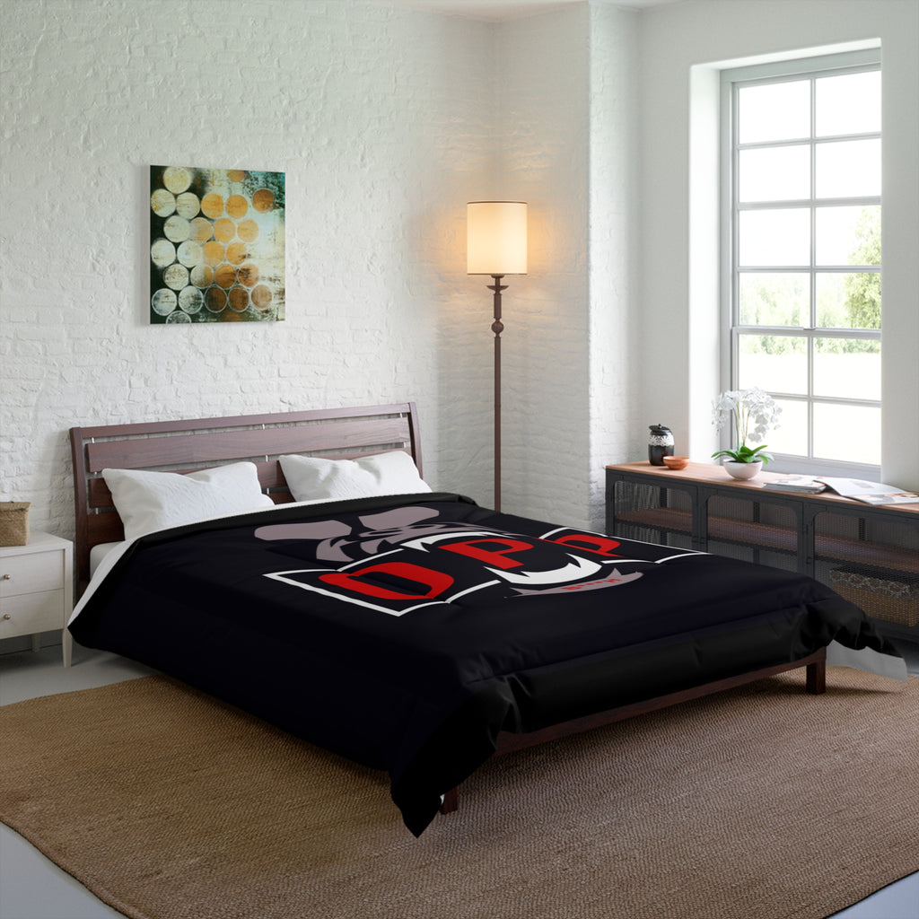 OPP Gorilla Graphic Comforter - Bold Black Monster Bedding