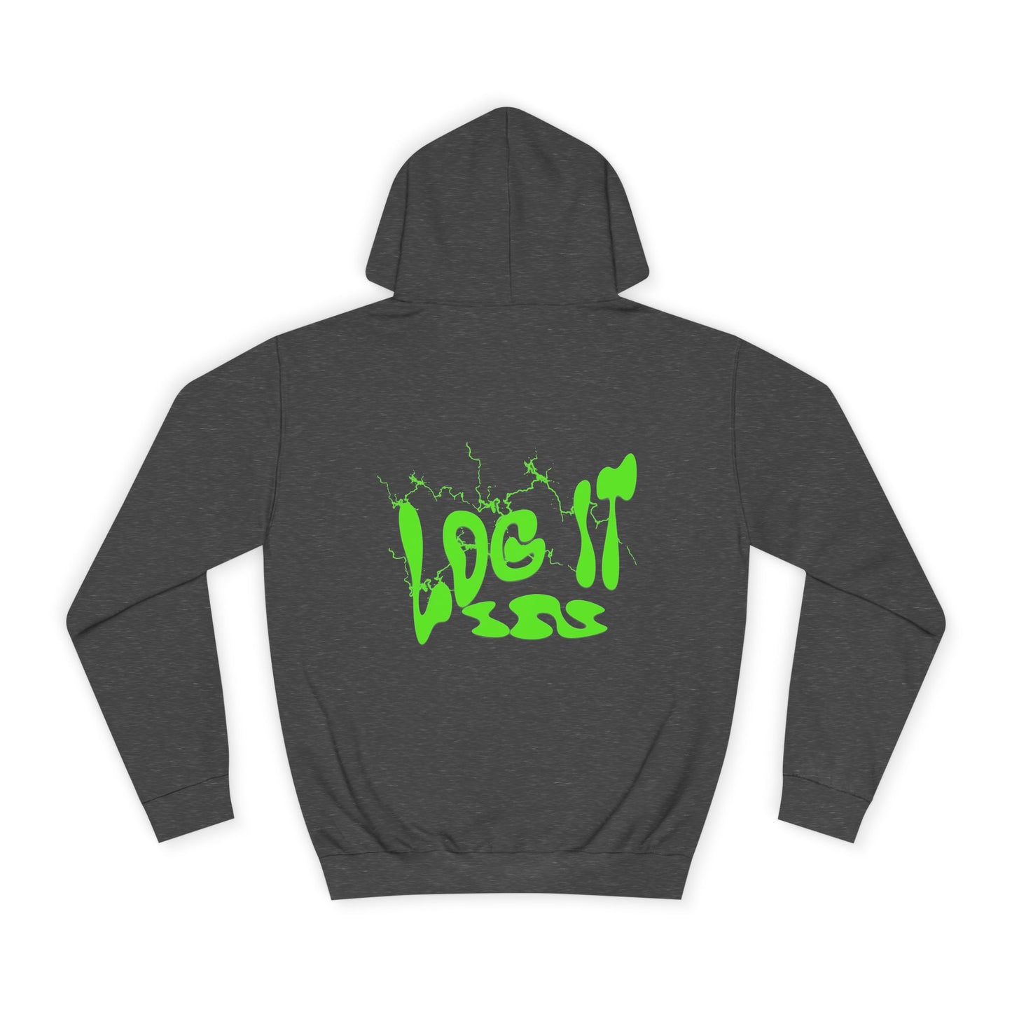 Unisex Hoodie with 'Log It in' Design, Cozy Casual Sweater for Trendy wear, Gift for Comfortable Everyday Wear