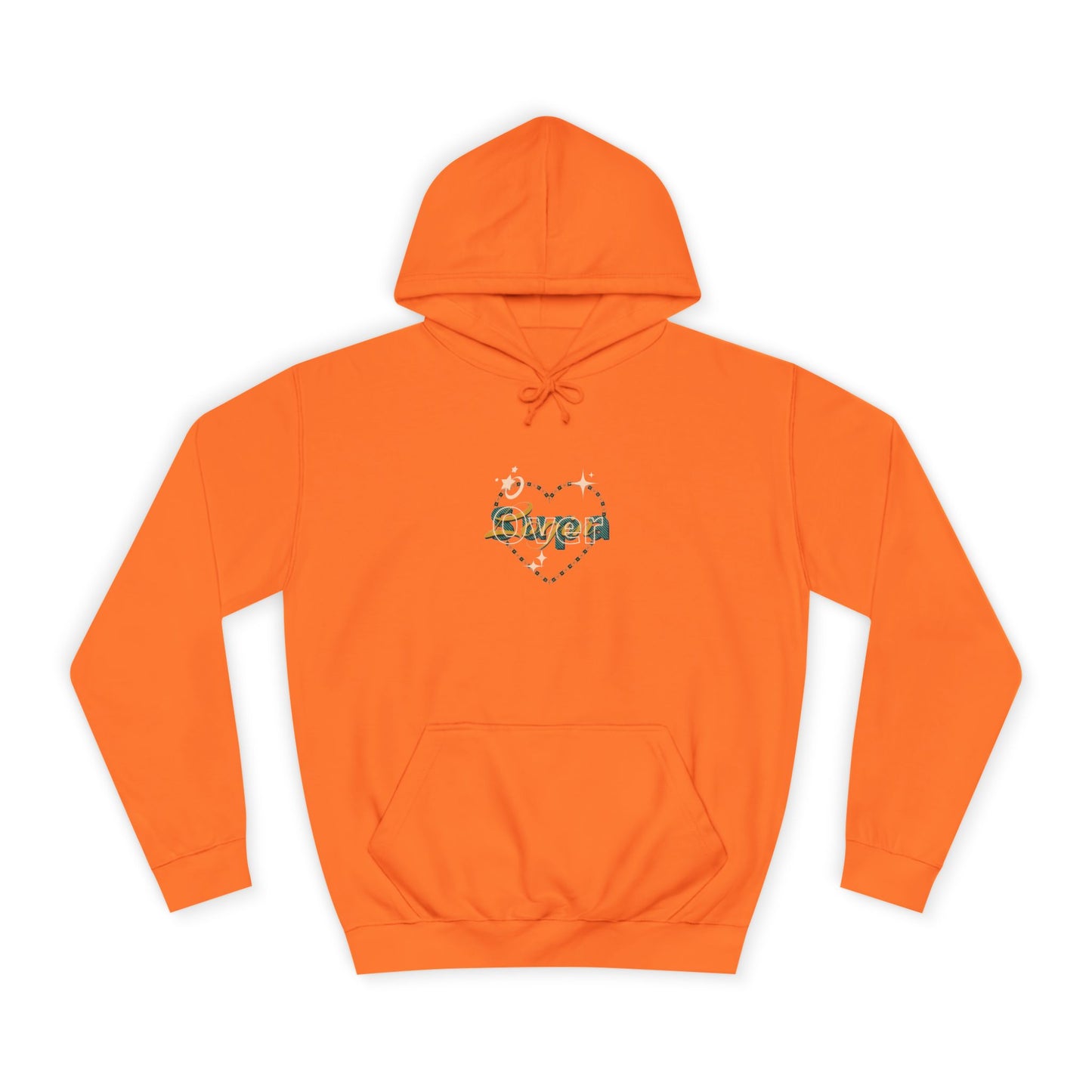 Charming Heart Hoodie with Floral Design, Unisex Casual Sweatshirt, Trendy Gift, Relaxed Wear, Unique Apparel