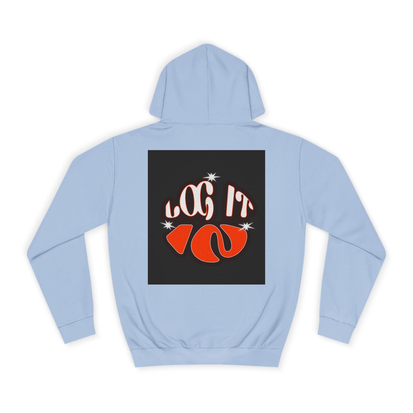 Trendy Unisex Log it in Hoodie, Casual Wear, custom Gear, Gift, Relaxed Fit