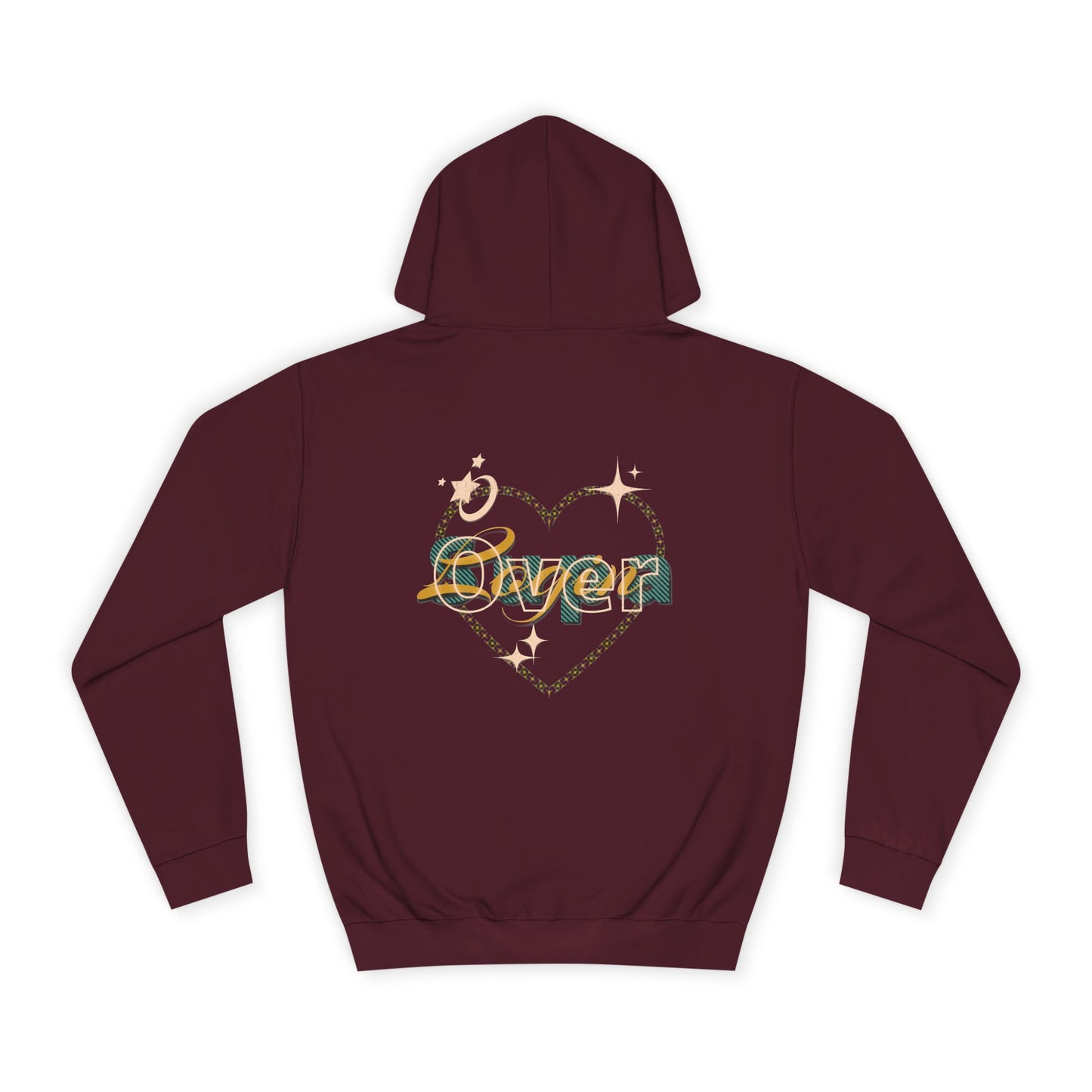 Charming Heart Hoodie with Floral Design, Unisex Casual Sweatshirt, Trendy Gift, Relaxed Wear, Unique Apparel