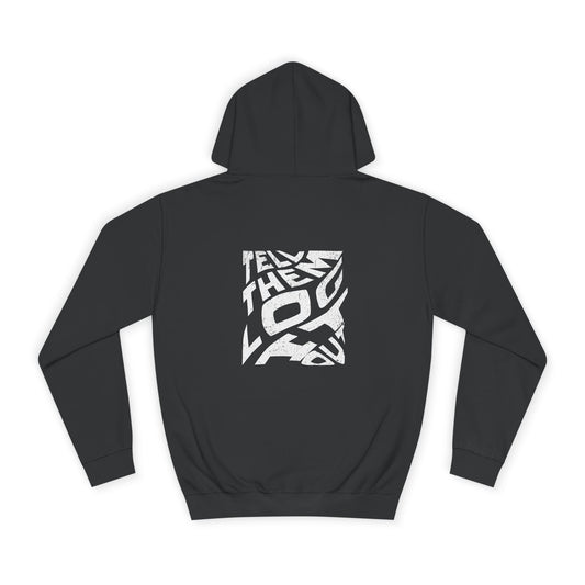 Unisex Hoodie: Bold Statement Log it in, Casual Outfits, Cozy Nights, Trendy Spirit, Gift for Any one