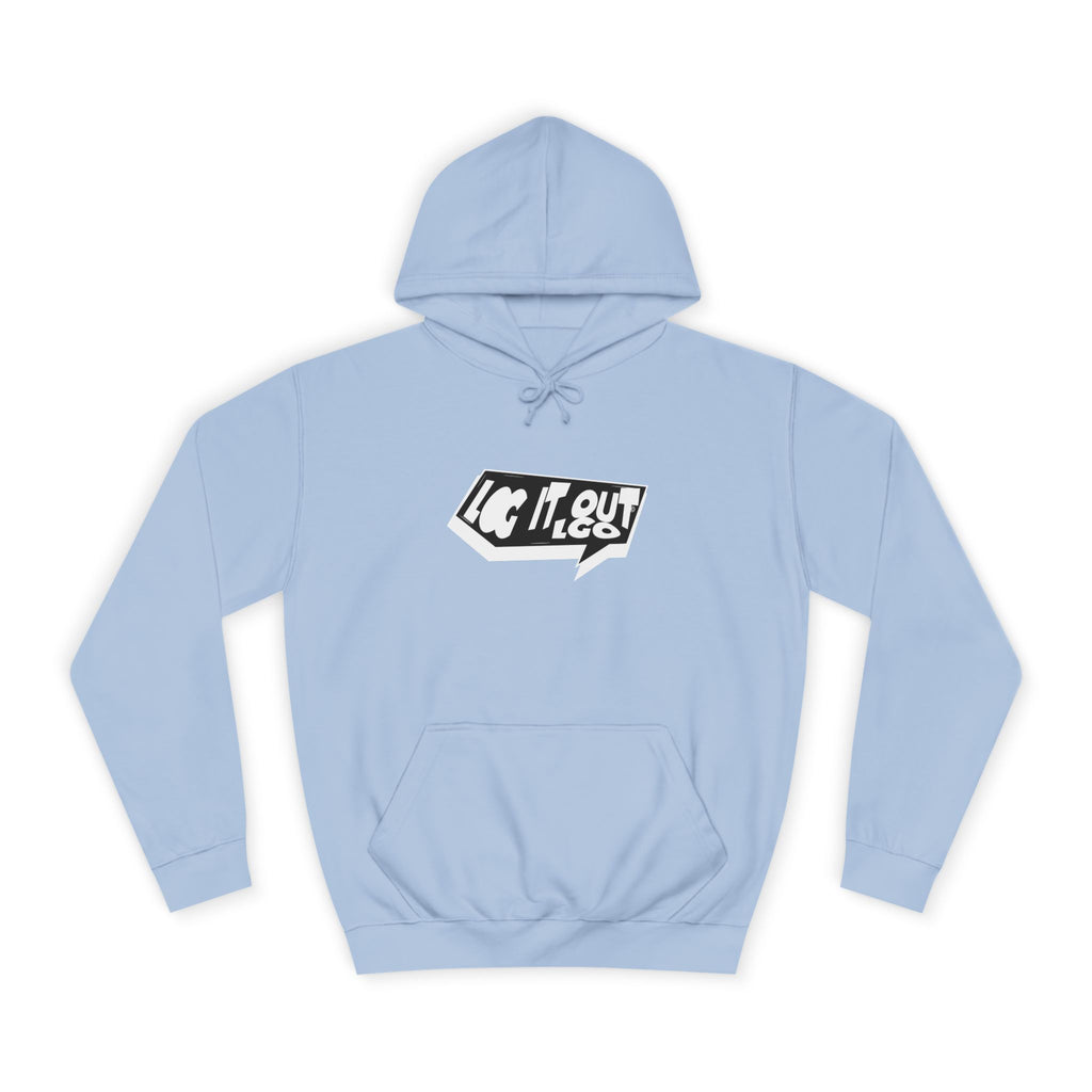 Chill Vibes Unisex Log it out Hoodie - Perfect for Campus Wear, Gifts, Casual Outfits, Fall/Winter Style, Cozy Fashion