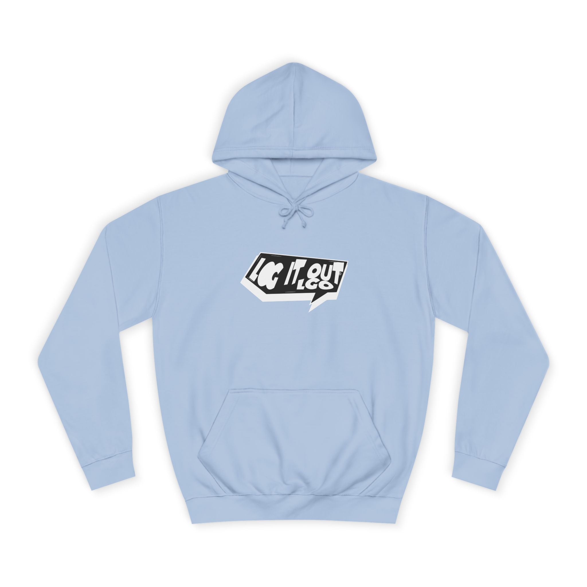 Chill Vibes Unisex Log it out Hoodie - Perfect for Campus Wear, Gifts, Casual Outfits, Fall/Winter Style, Cozy Fashion