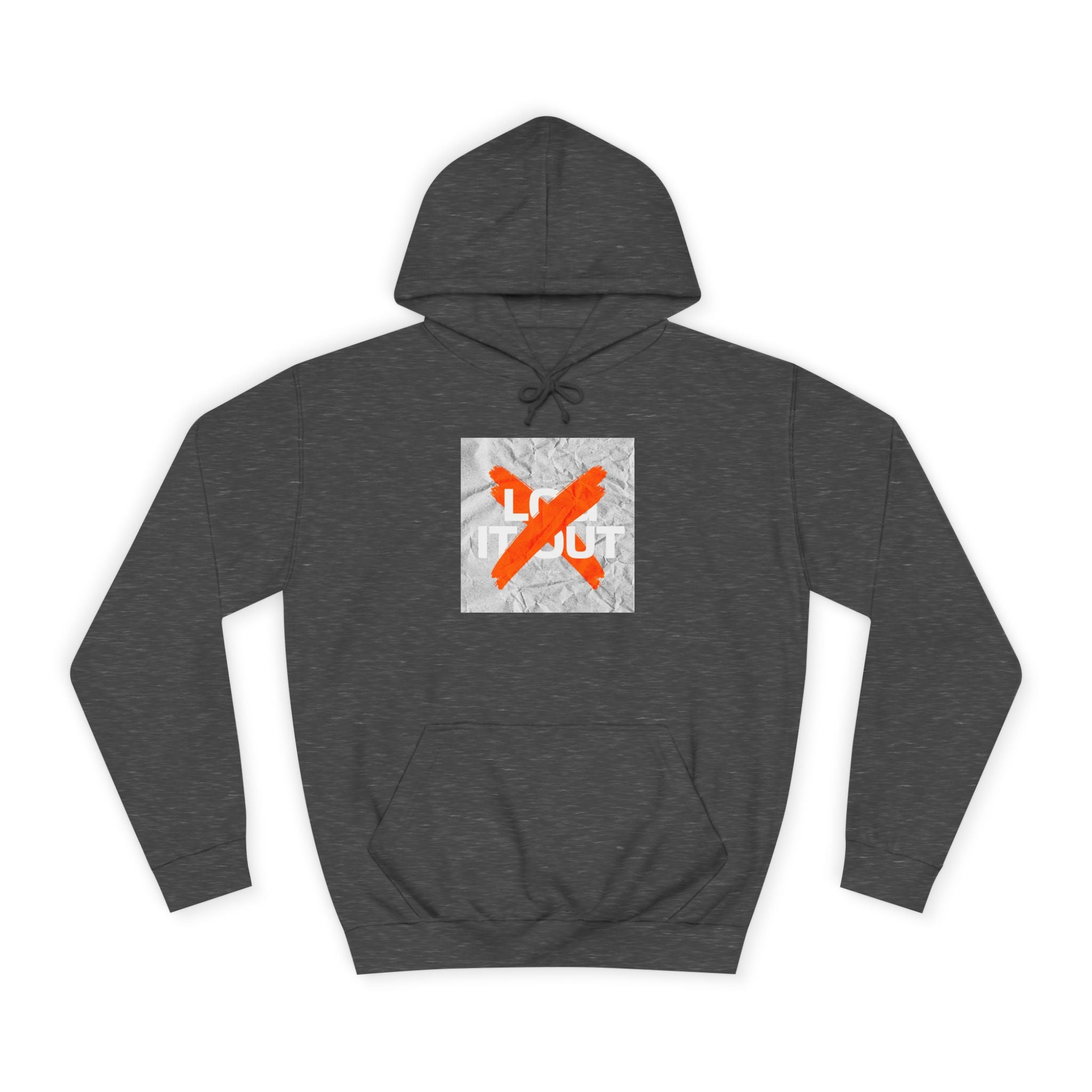 Trendy Unisex Hoodie - Stylish Graphic Sweatshirt, Casual Wear, Gifts, and Everyday Comfort - 'Log it Out' Design