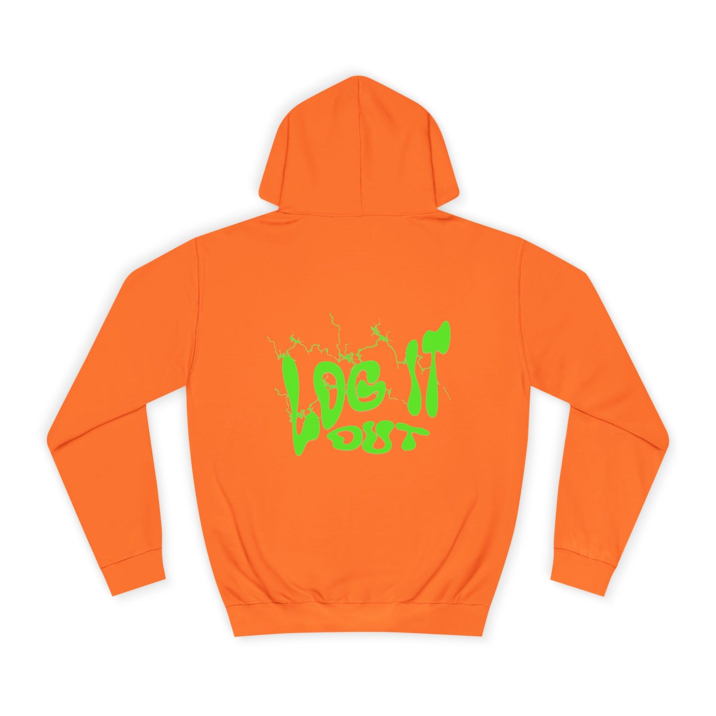 Vibrant Unisex Hoodie - "Log It Out" Motivational Wear, Perfect for Casual Days, Every day Life, Gift Eco-Friendly Style