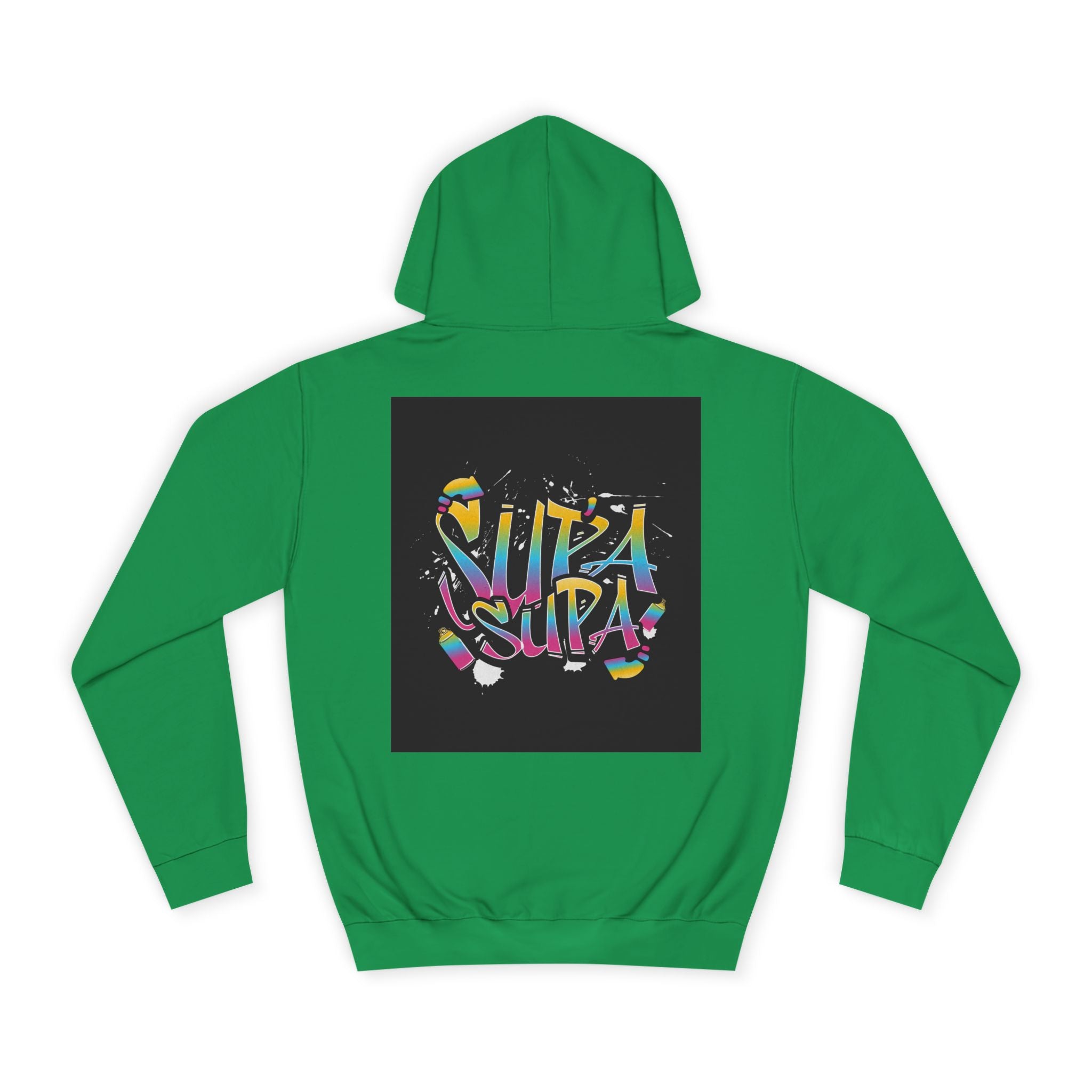 Colorful Unisex Supa Supa Hoodie, Casual Sweatshirt, Vibrant Apparel, Streetwear Hoodie