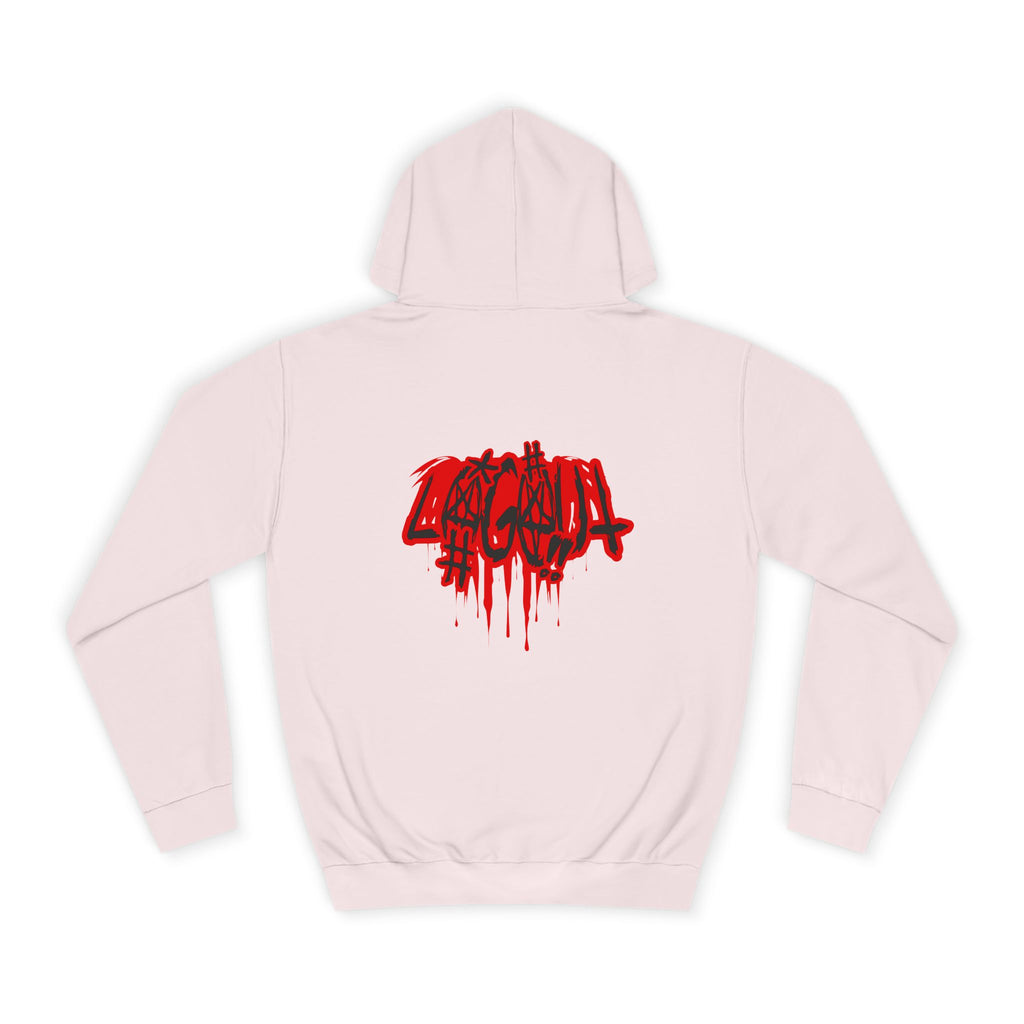 Bold Graffiti log out Hoodie, Unisex Streetwear, Comfortable Casual Wear,