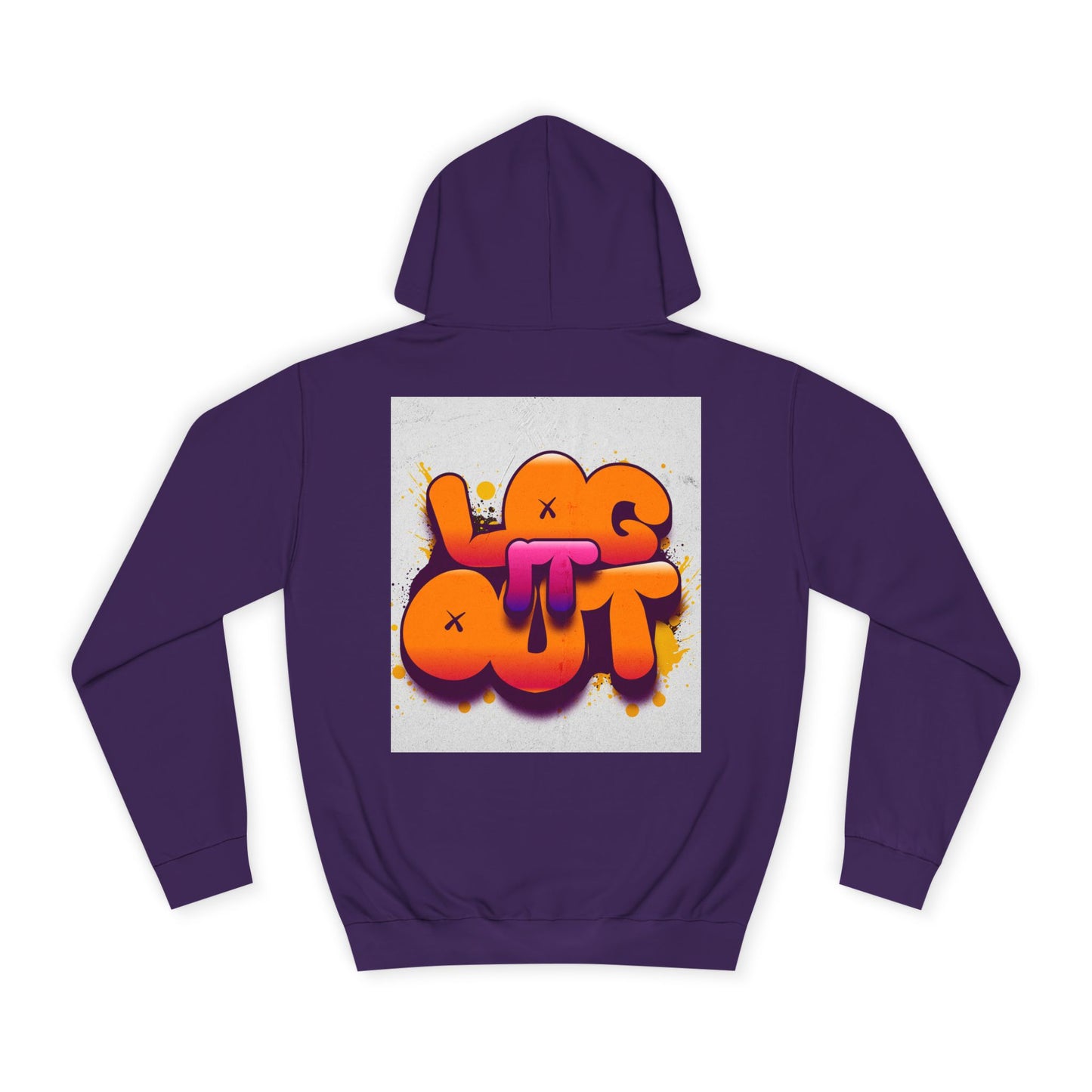 Vibrant Unisex Log it out Hoodie - Trendy, Comfortable Streetwear, Ideal for Life, Casual Outings, Gifts, and more!