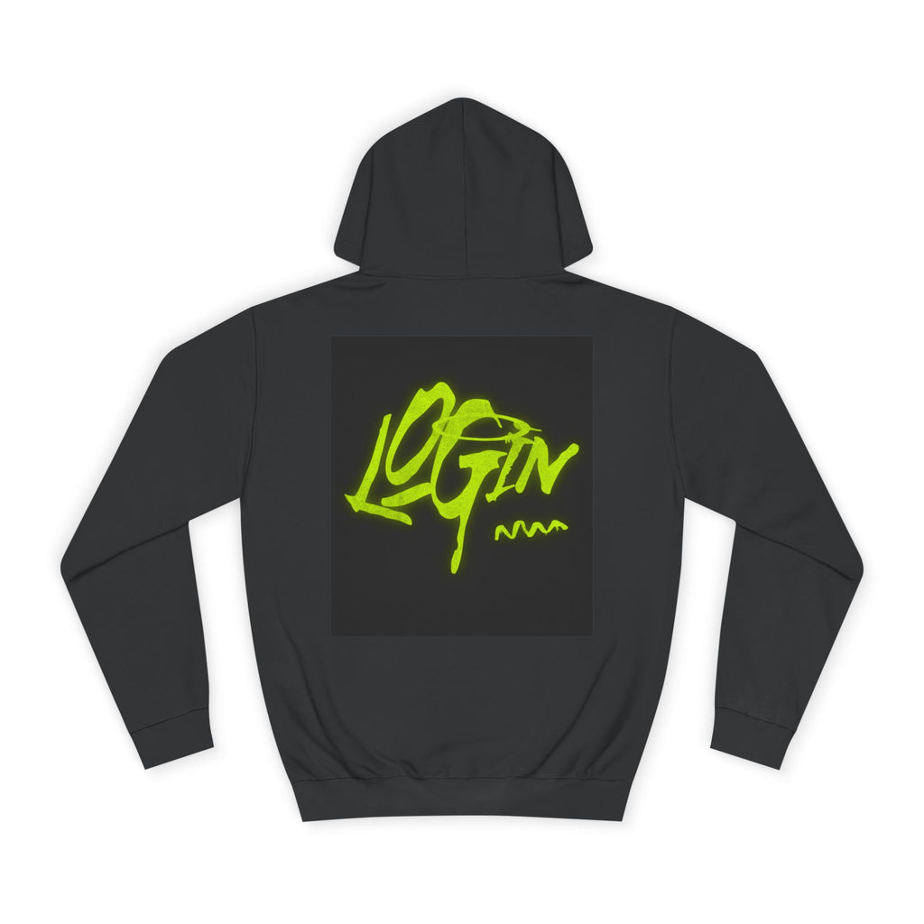 Trendy Unisex Hoodie - 'LOGIN' Graphic Design
