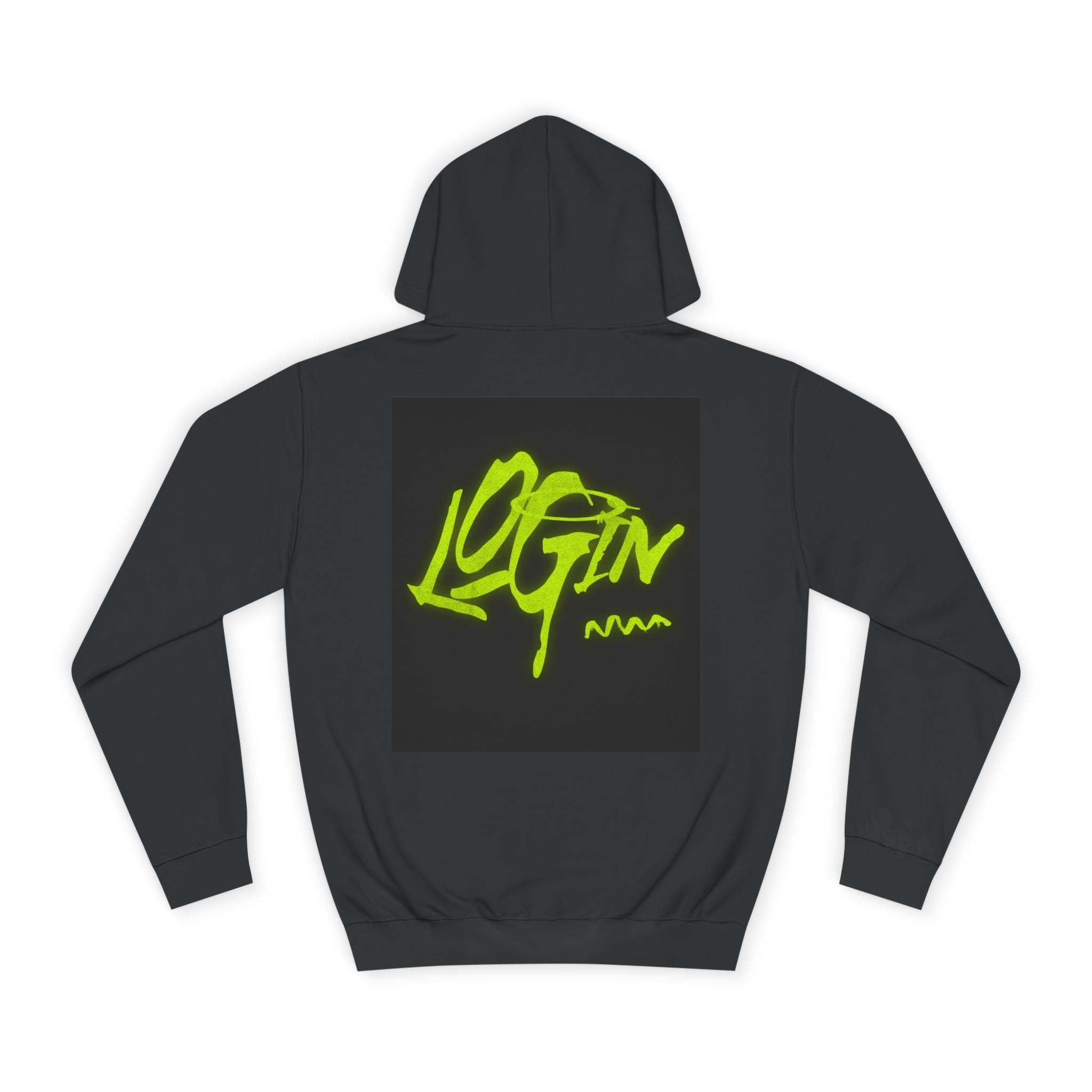 Trendy Unisex Hoodie - 'LOGIN' Graphic Design