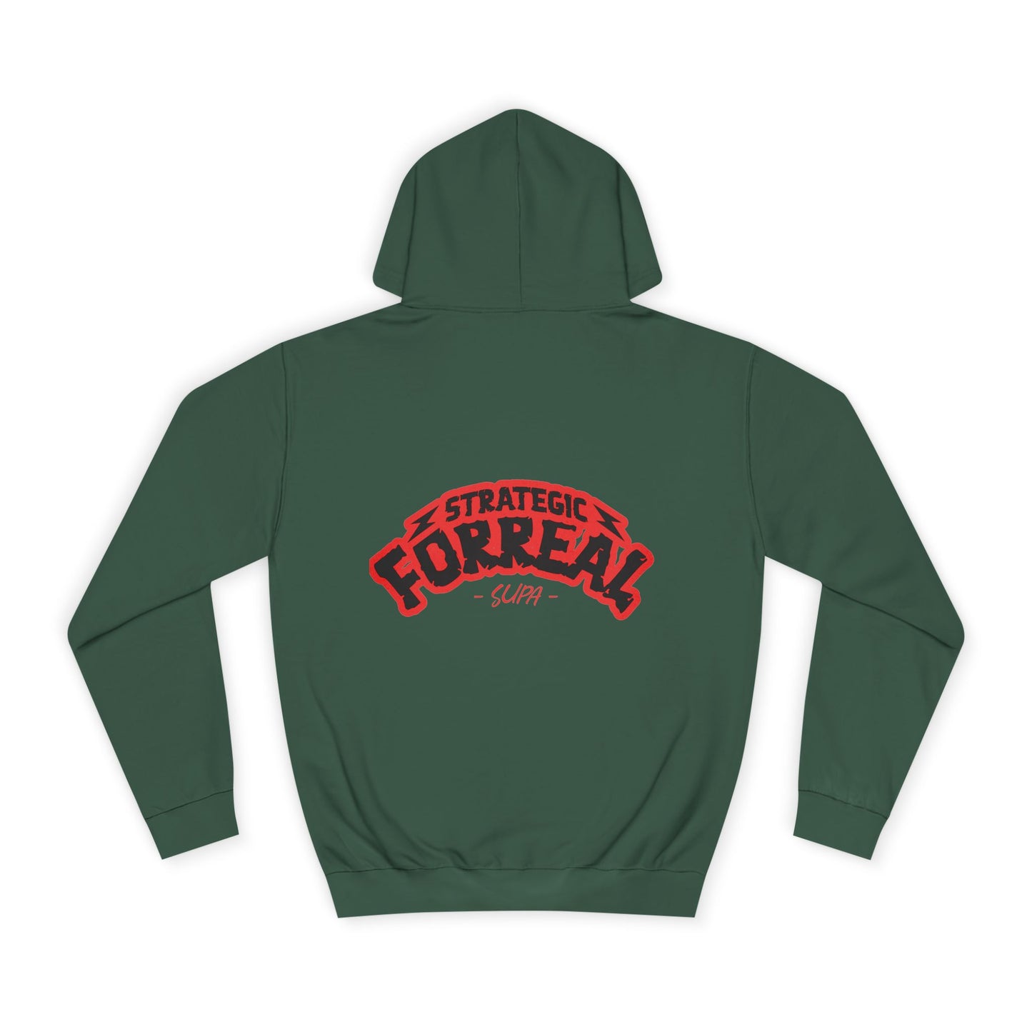 Unisex Hoodie - Strategic Forreal Design, Perfect for Casual Wear