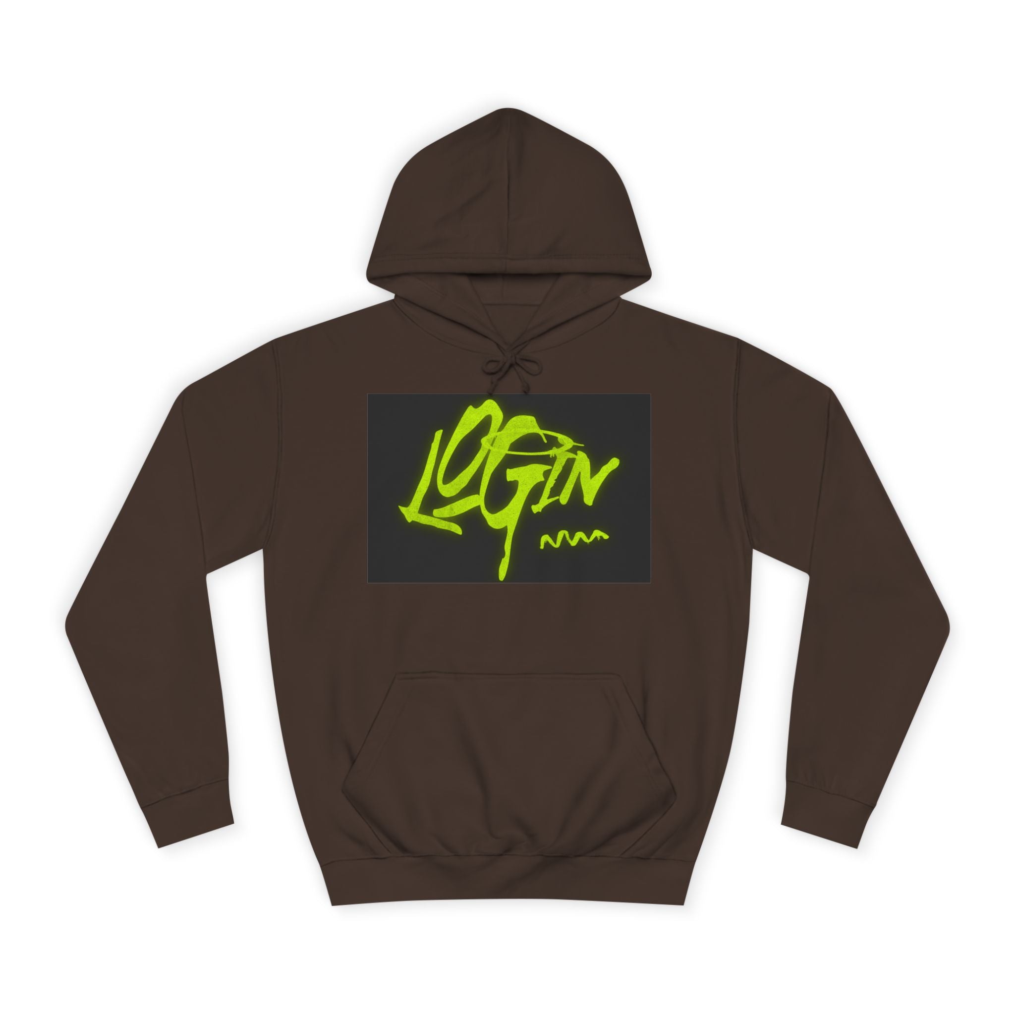 Trendy Unisex Hoodie - 'LOGIN' Graphic Design