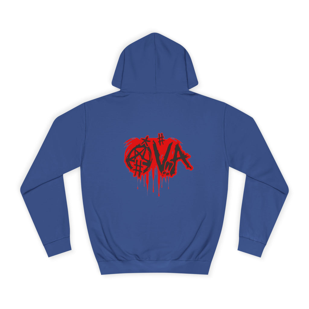 Edgy Unisex Hoodie with Graffiti-Style Print, Urban Streetwear, Apparel, Gift for any body, Casual Fashion