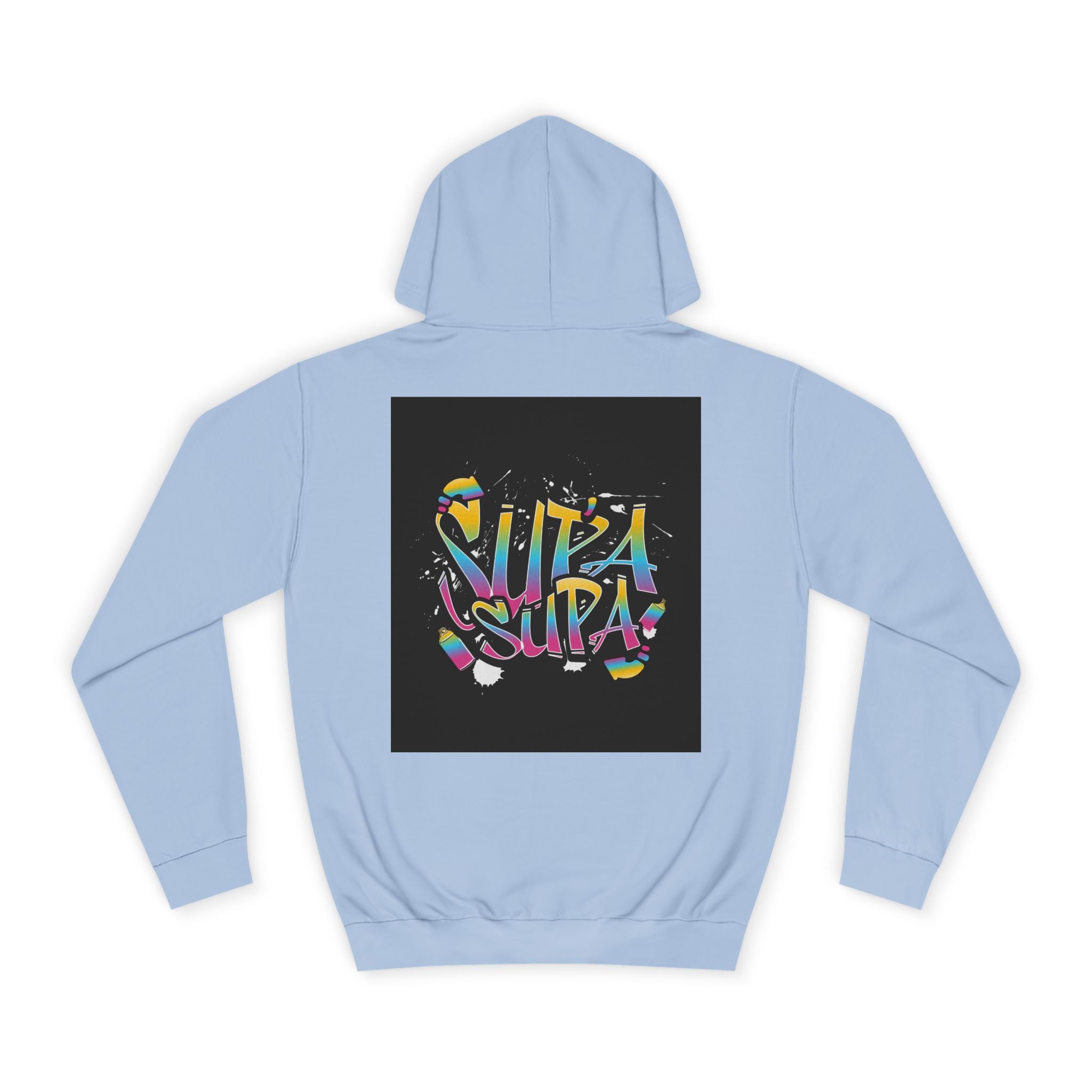 Colorful Unisex Supa Supa Hoodie, Casual Sweatshirt, Vibrant Apparel, Streetwear Hoodie