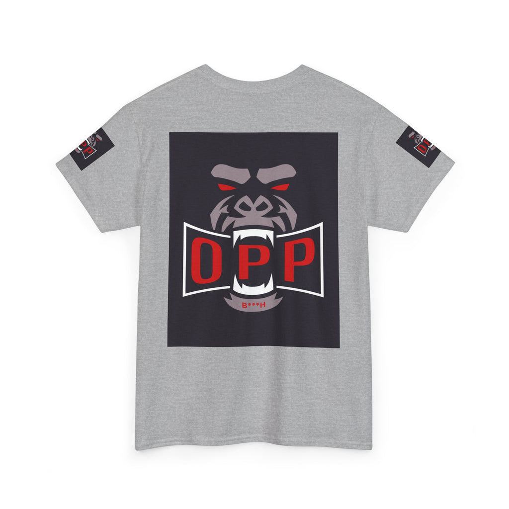 Gorilla OPP Graphic Tee — Bold Red & Black Urban Streetwear Shirt