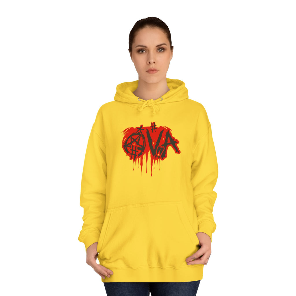 Edgy Unisex Hoodie with Graffiti-Style Print, Urban Streetwear, Apparel, Gift for any body, Casual Fashion