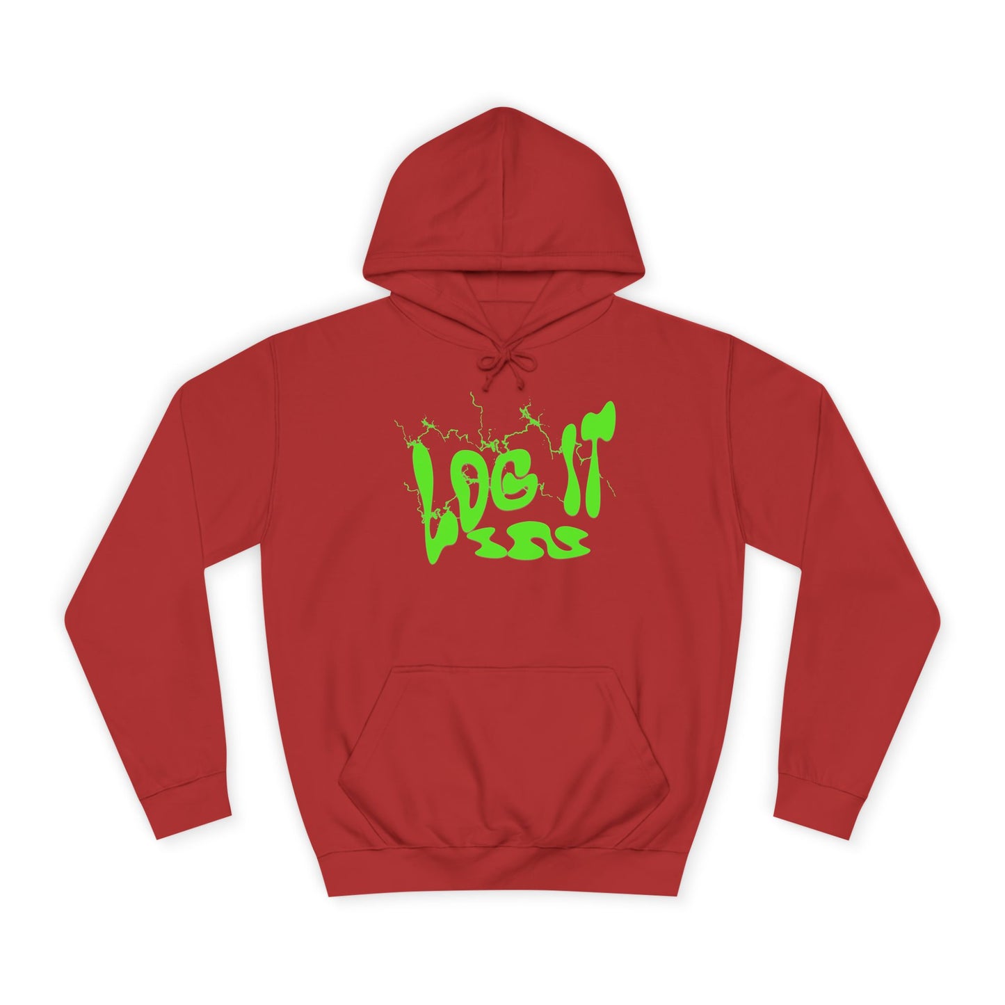 Unisex Hoodie with 'Log It in' Design, Cozy Casual Sweater for Trendy wear, Gift for Comfortable Everyday Wear