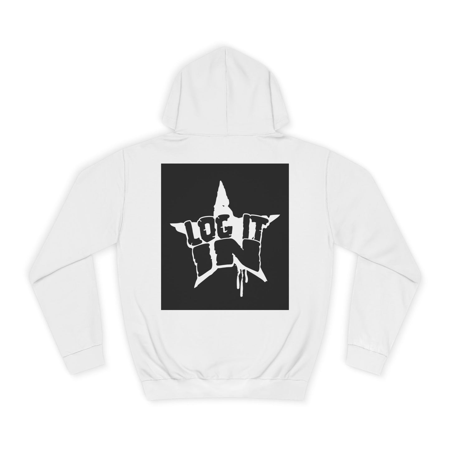 Unisex Log it in Hoodie, Trendy Hooded Sweatshirt, Spirit Wear, Casual Streetwear, Gift