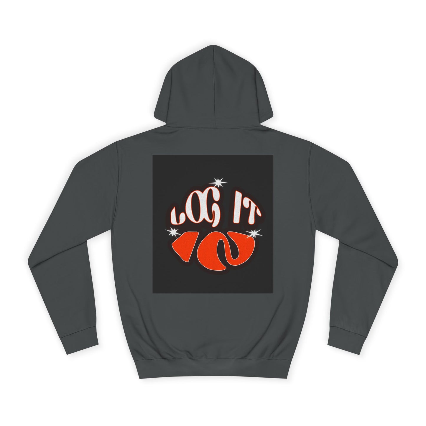 Trendy Unisex Log it in Hoodie, Casual Wear, custom Gear, Gift, Relaxed Fit