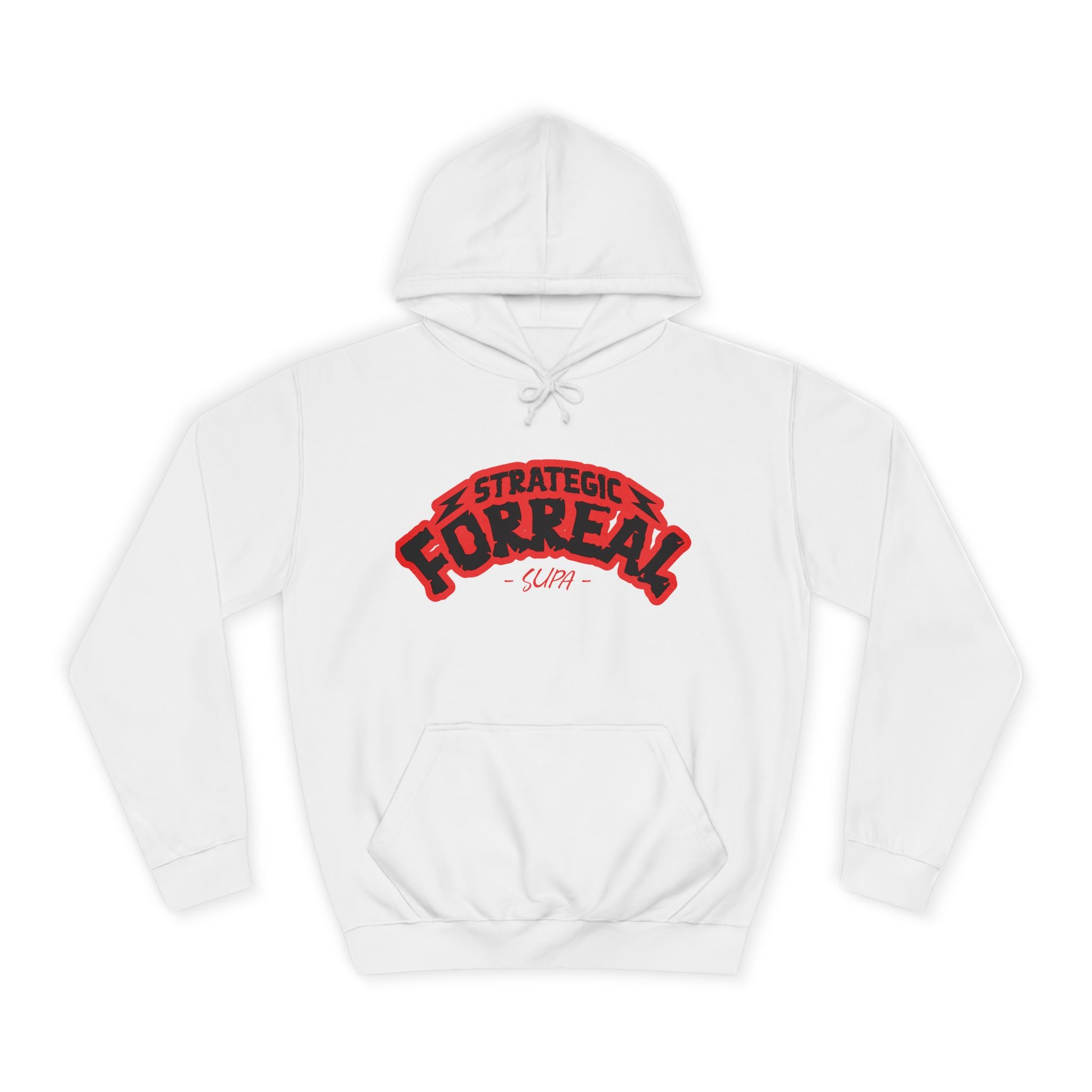 Unisex Hoodie - Strategic Forreal Design, Perfect for Casual Wear